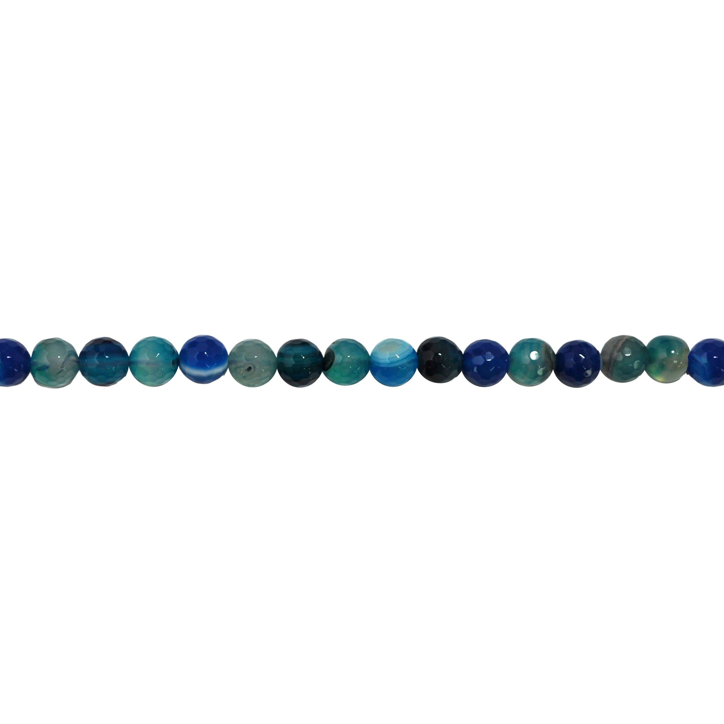 Blue Banded Agate 10mm - Round