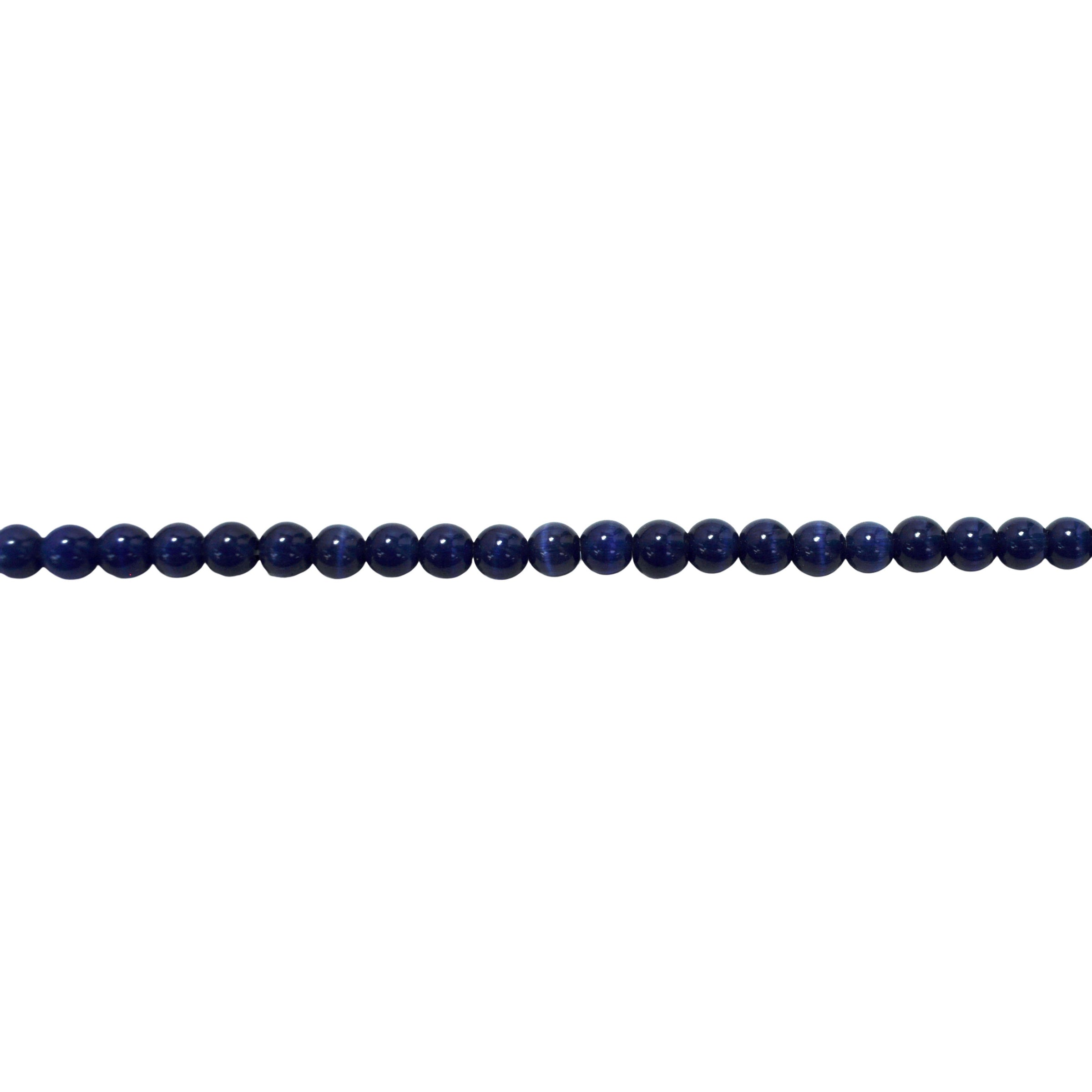 Blue Cats Eye 6mm - Round