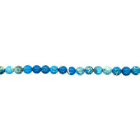 Blue Impression Jasper Beads 10mm
