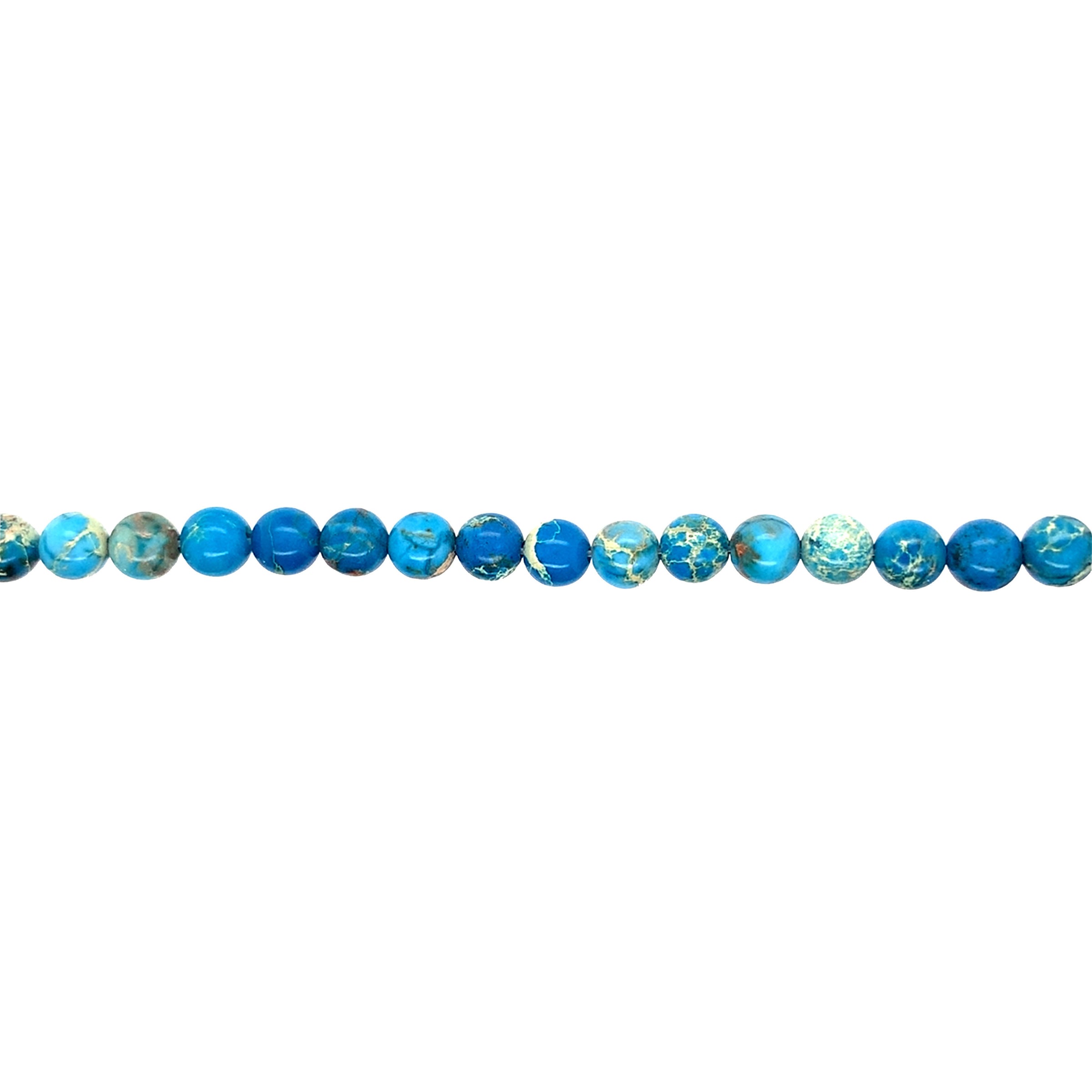 Blue Impression Jasper Beads 10mm