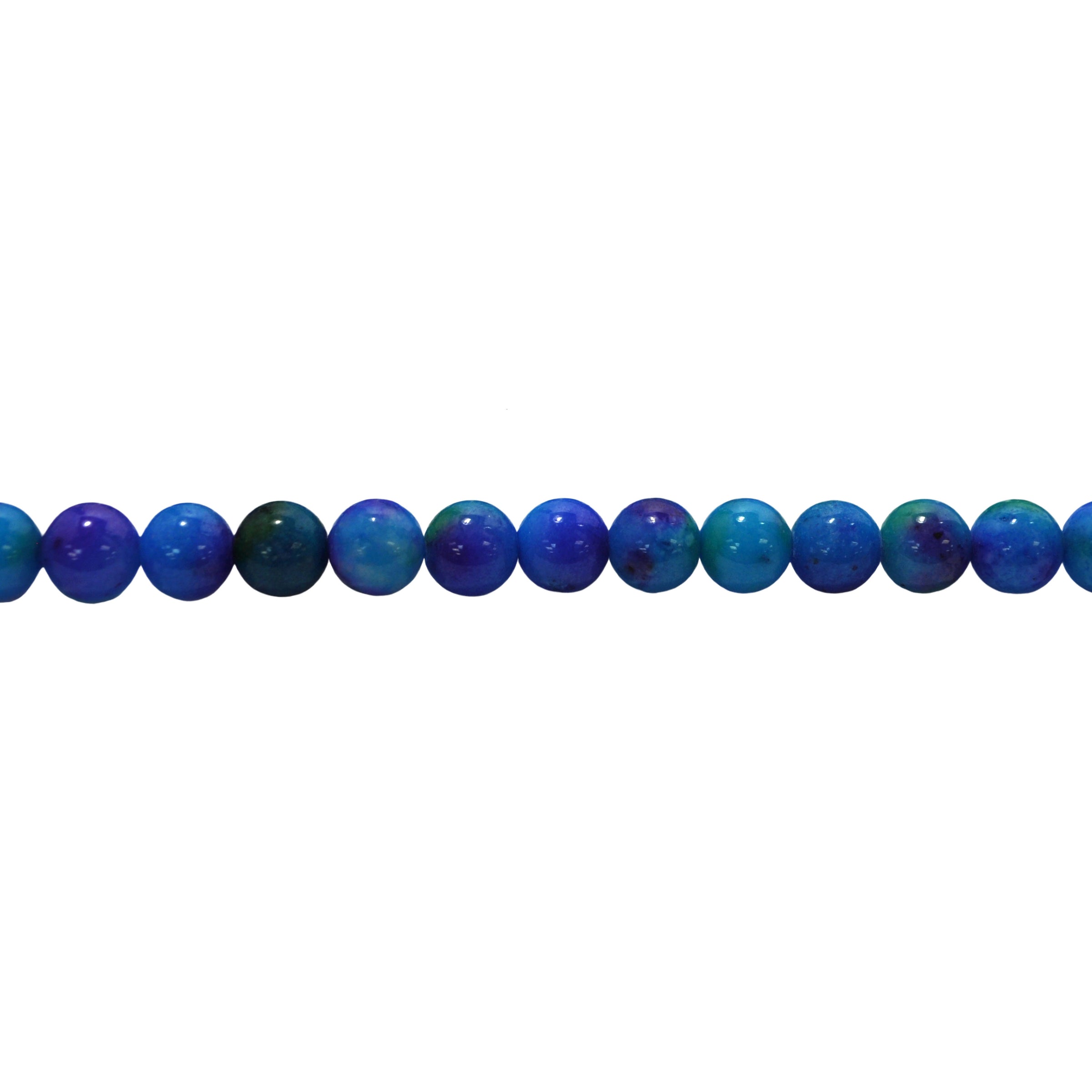 Blueberry Jam Mashan Jade 8mm - Round