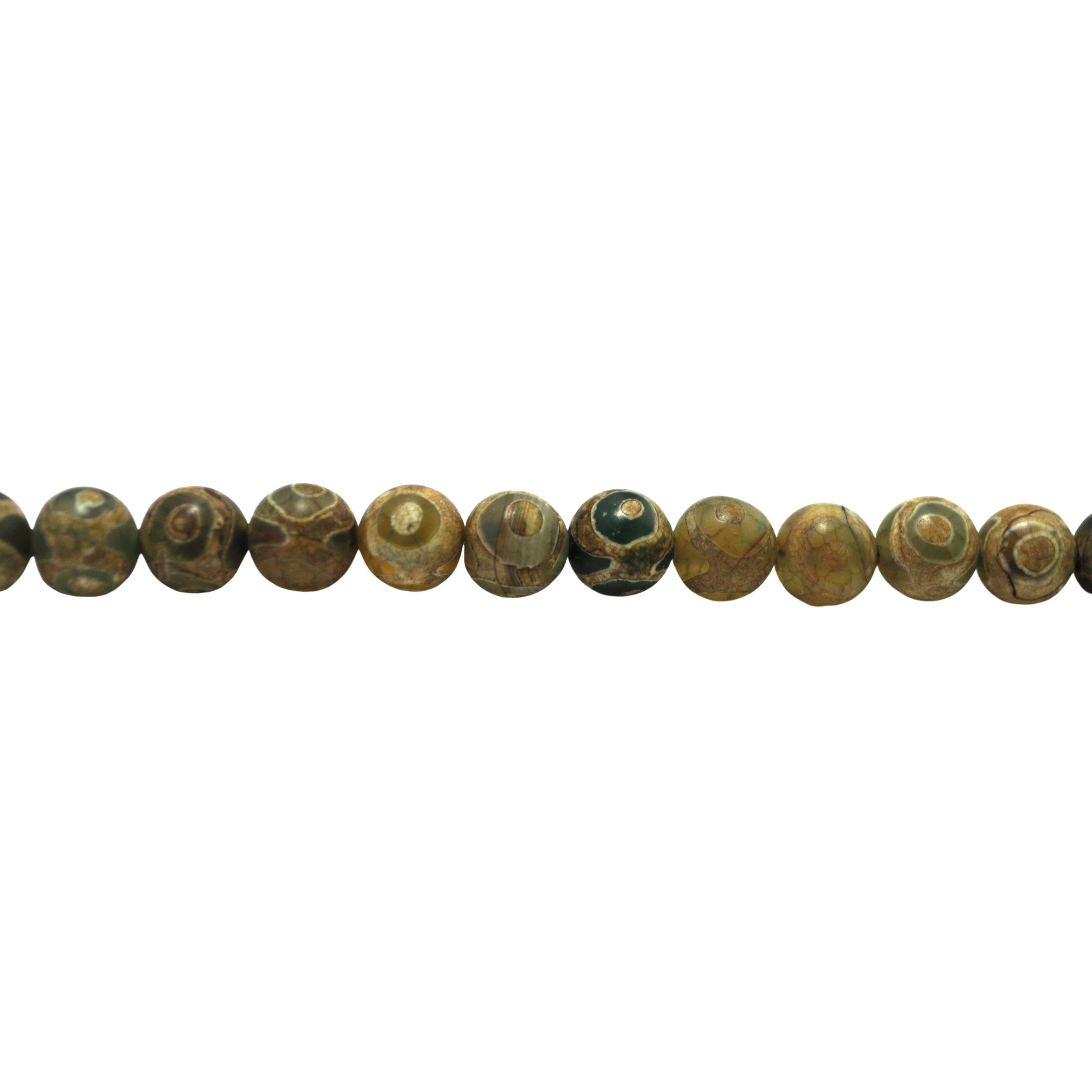 Brown Tibetan Agate Beads