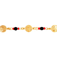 Saint Benedict Charm Bracelet - Gold Filled
