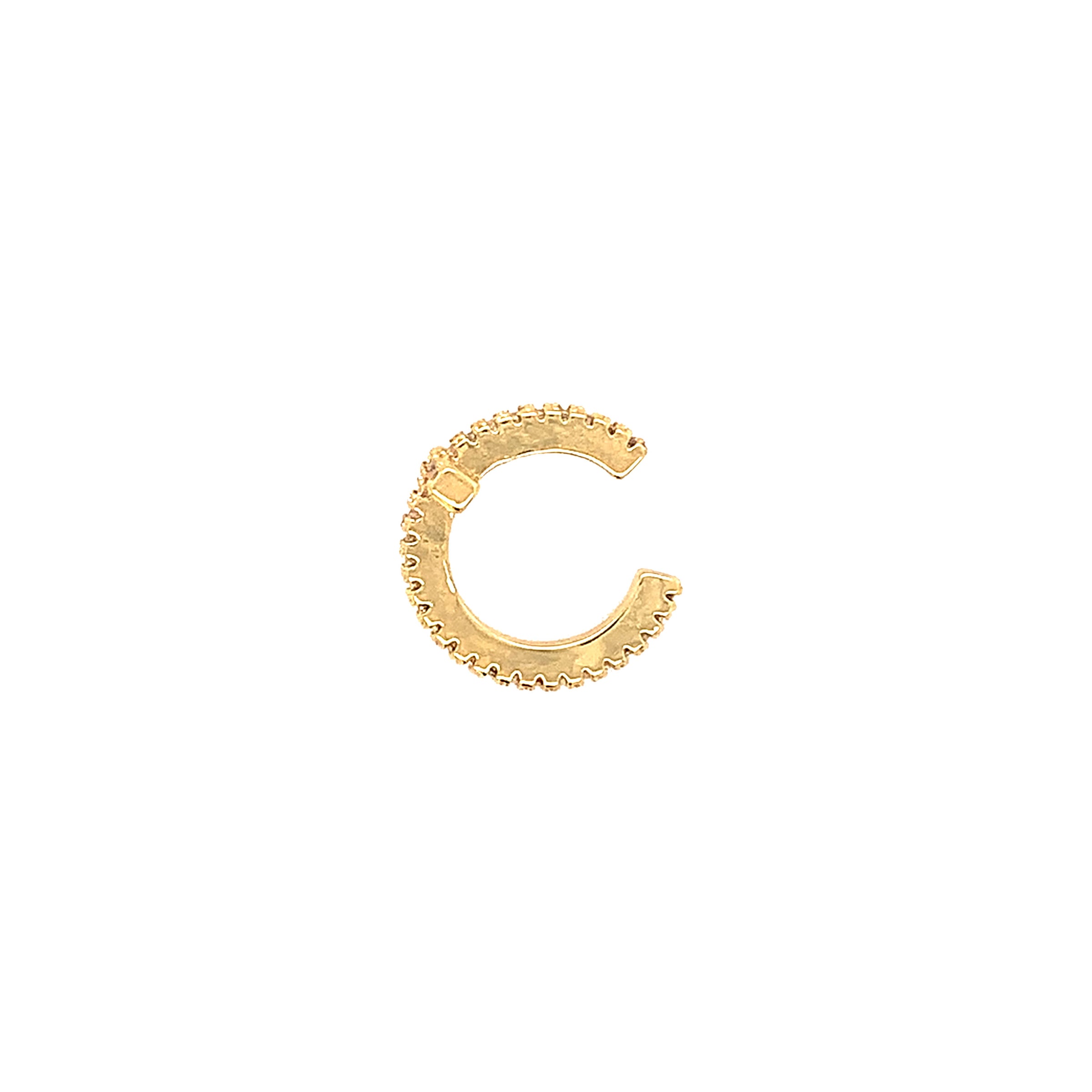 CZ Cross Ear Cuff - Gold Plated