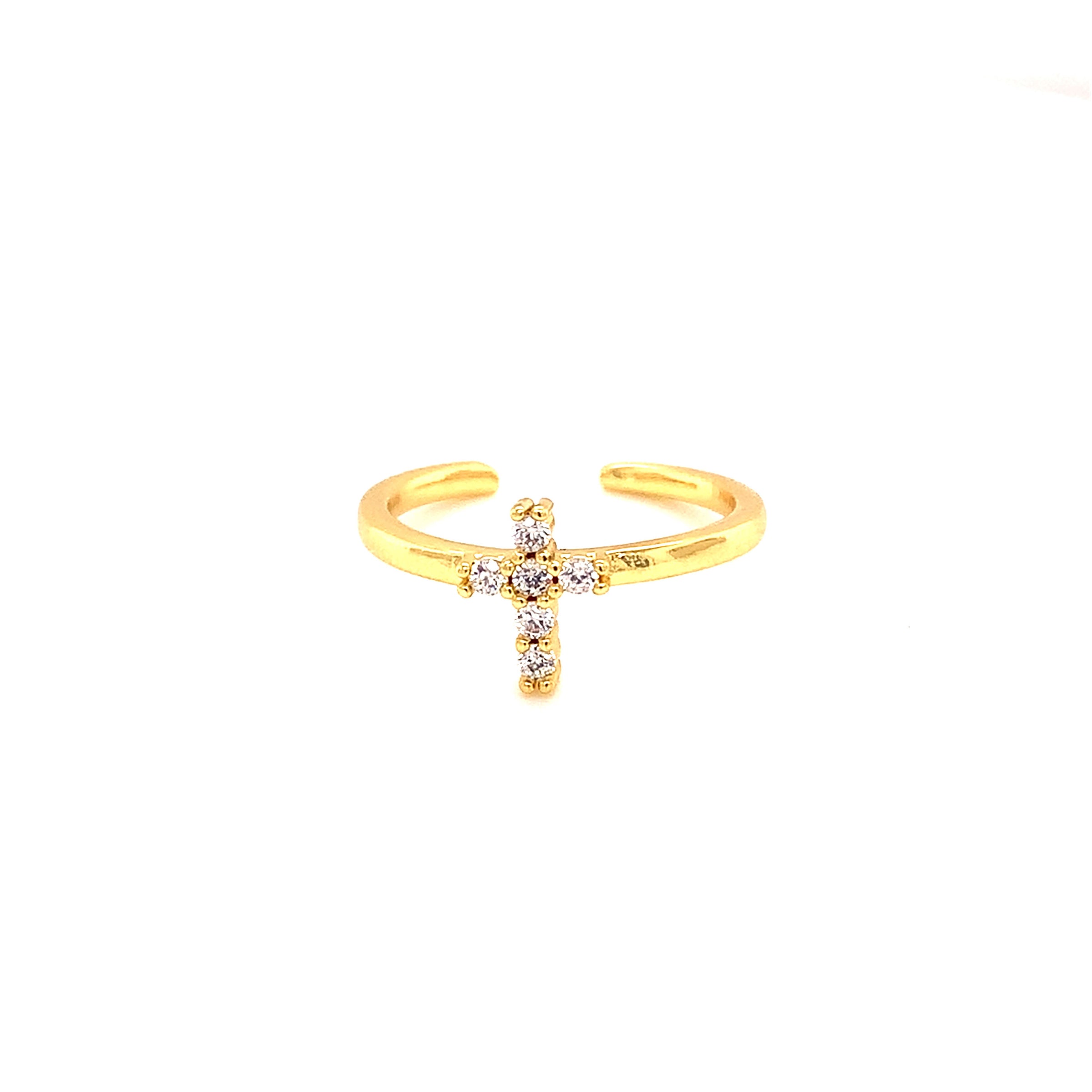 CZ Cross Ring