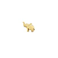 CZ Elephant Charm 9mm - Gold Plated