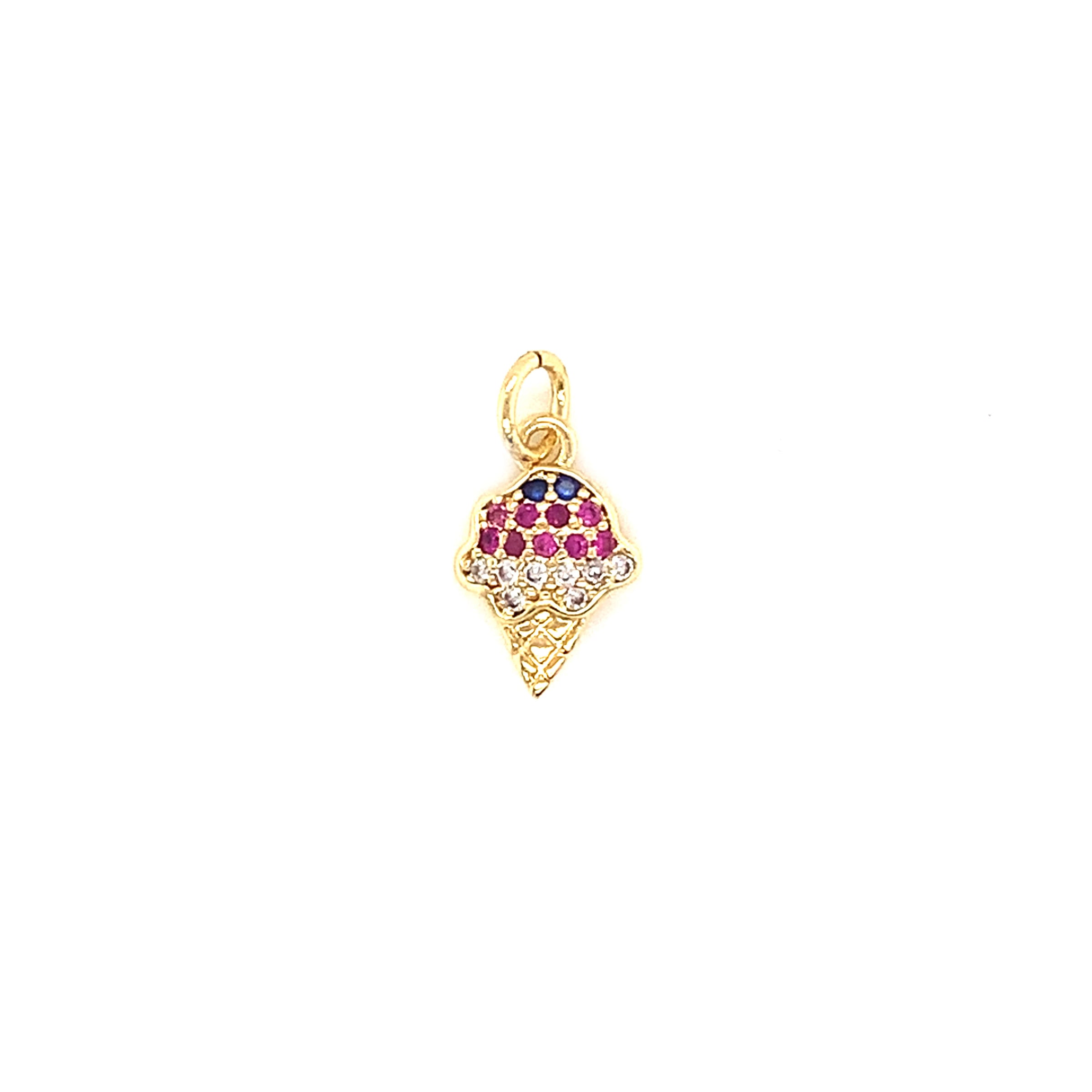 CZ Ice Cream Charm