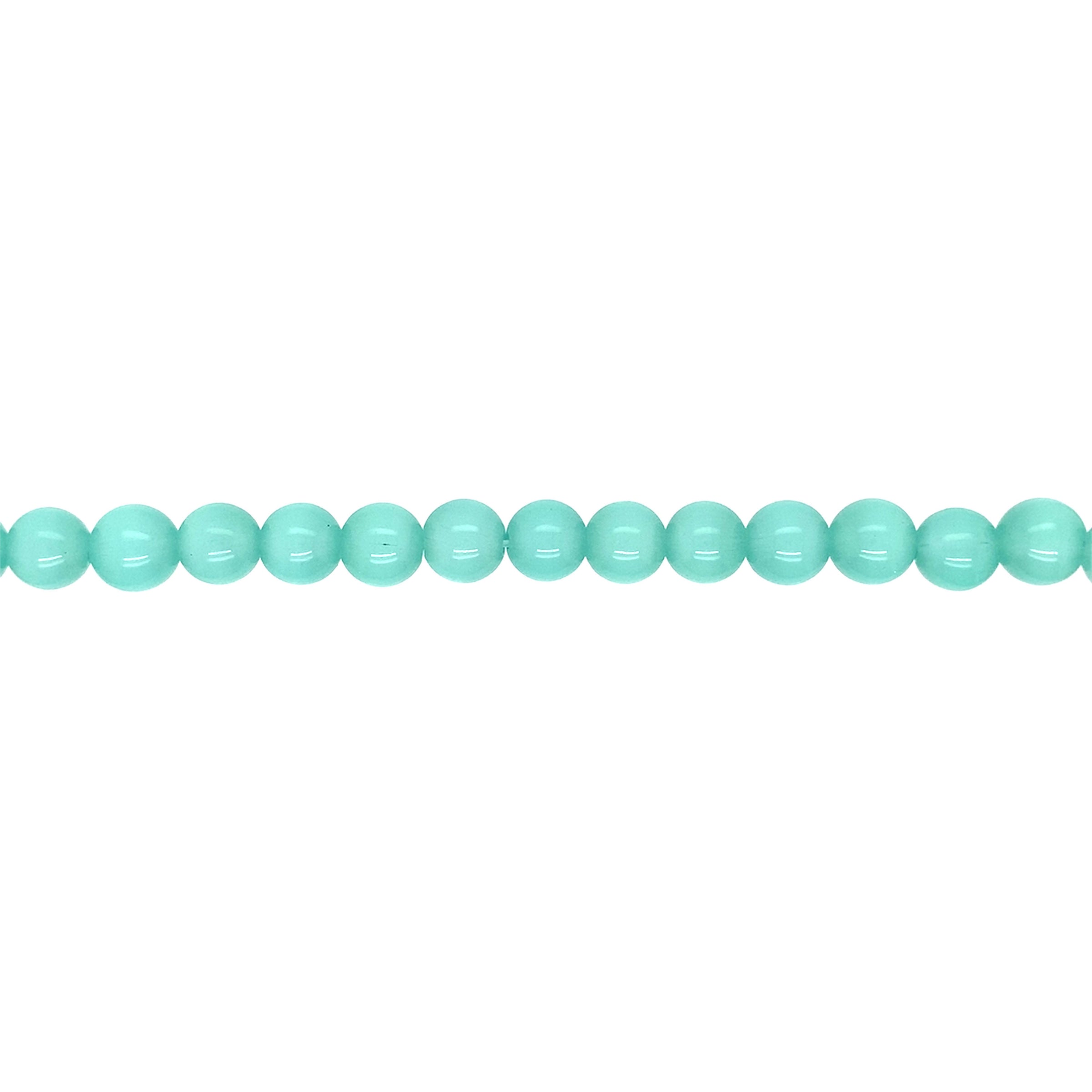 Celeste Blue Cat's Eye 8mm - Round