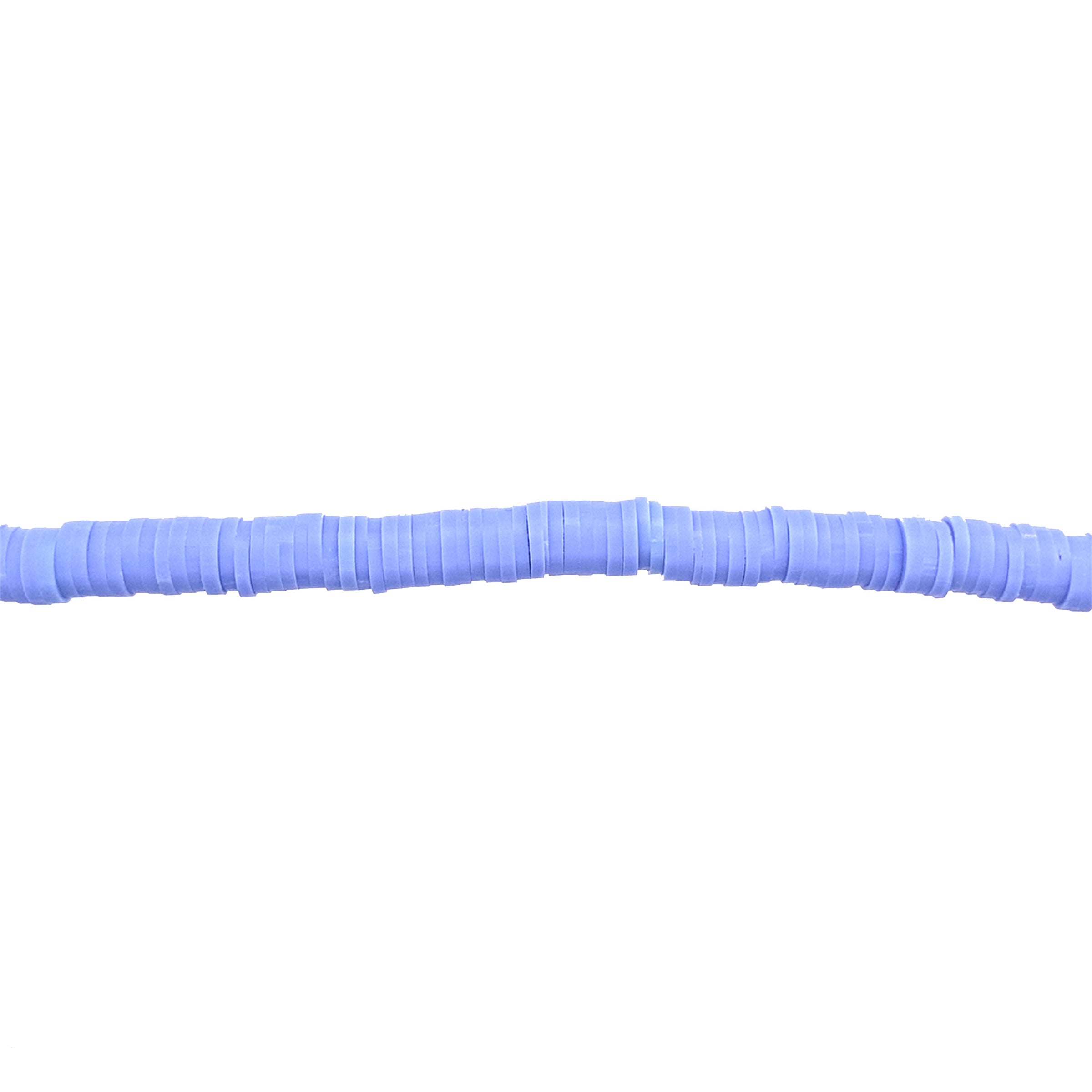 Chetwode Blue Polymer Clay Heishi Beads 6mm