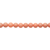 Coral Pink Mashan Jade Beads