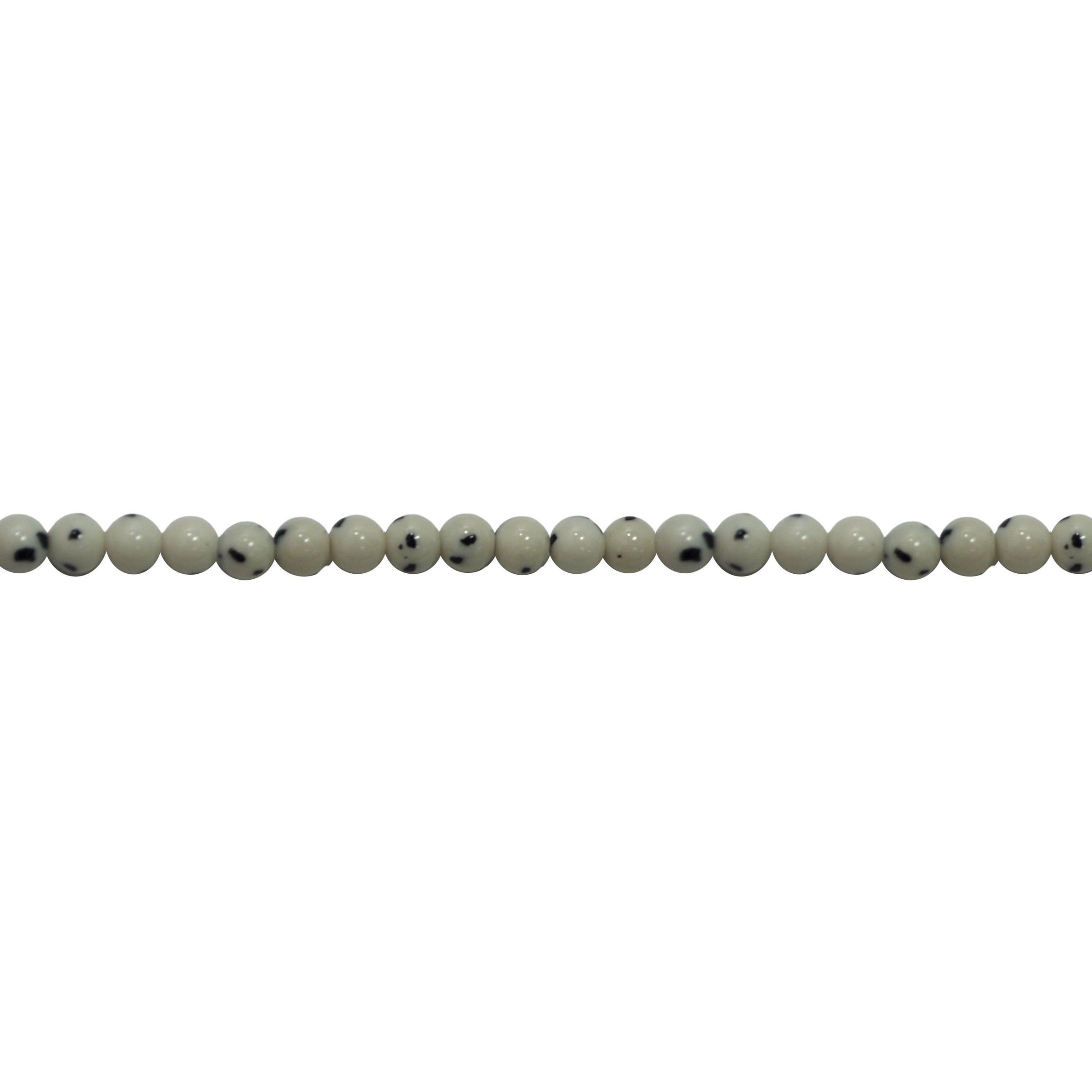 Dalmatian Mashan Jade 6mm - Round