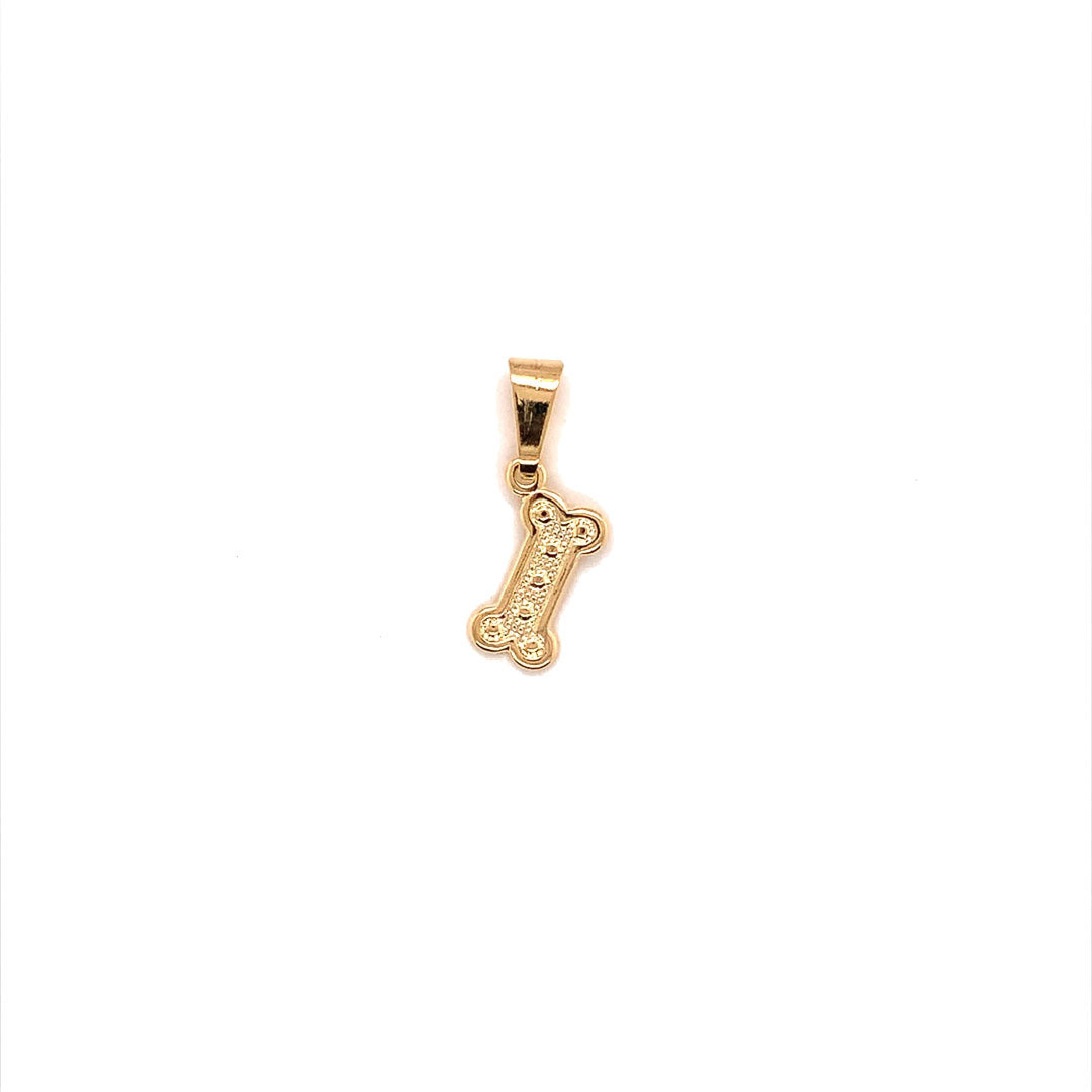 Dog Bone Pendant - Gold Filled