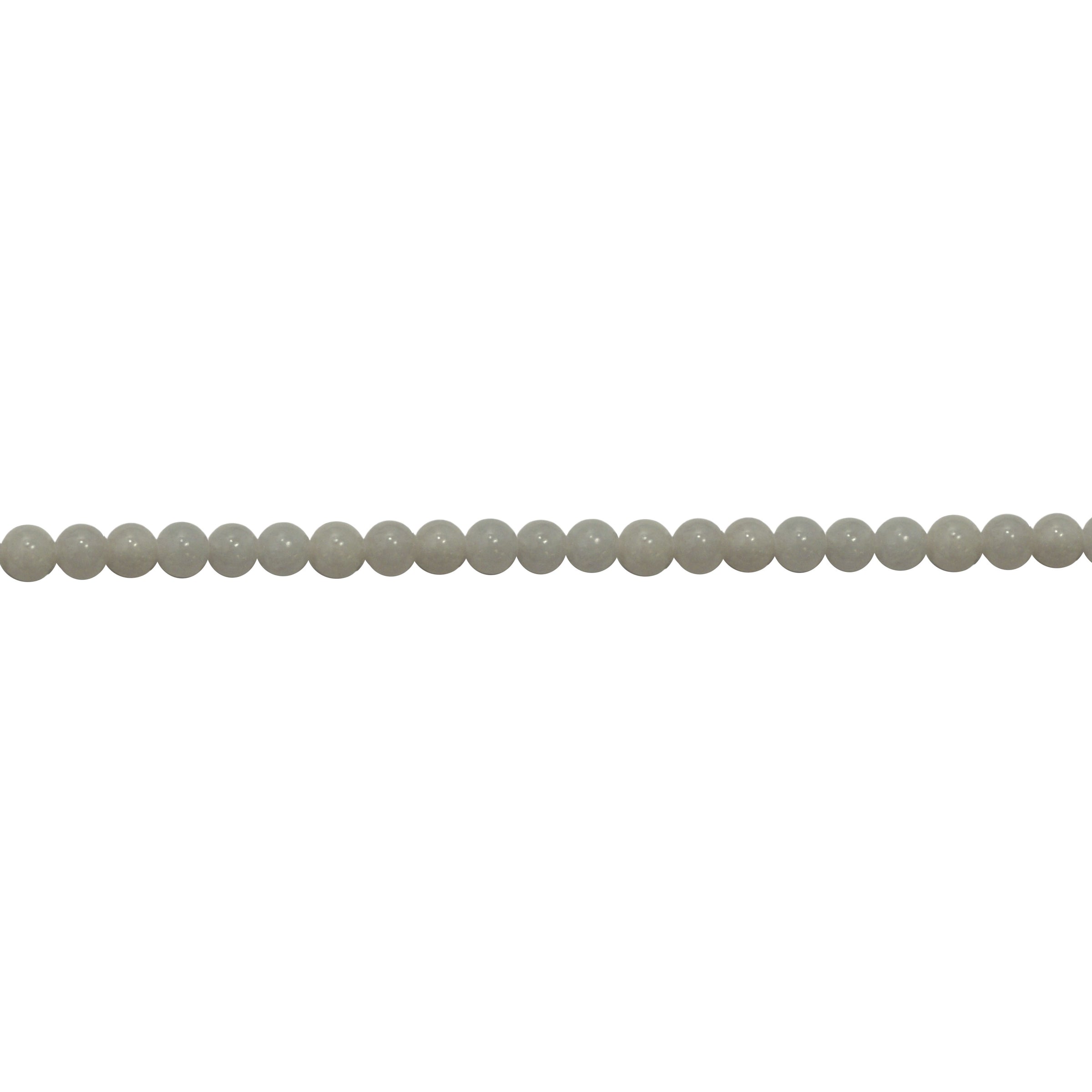 Dove Gray Mashan Jade 6mm - Round