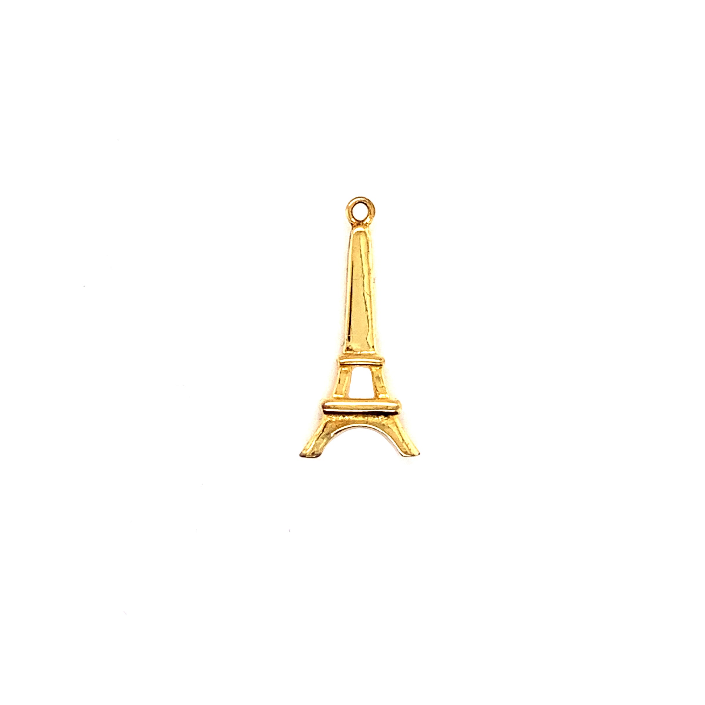 Eiffel Tower Charm 10mm - Gold Plated