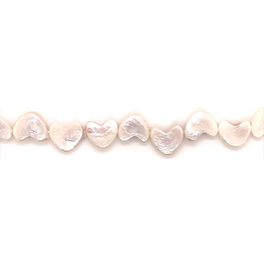 Freshwater Pearl Heart Beads