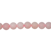 Frosted Rose Quartz Beads