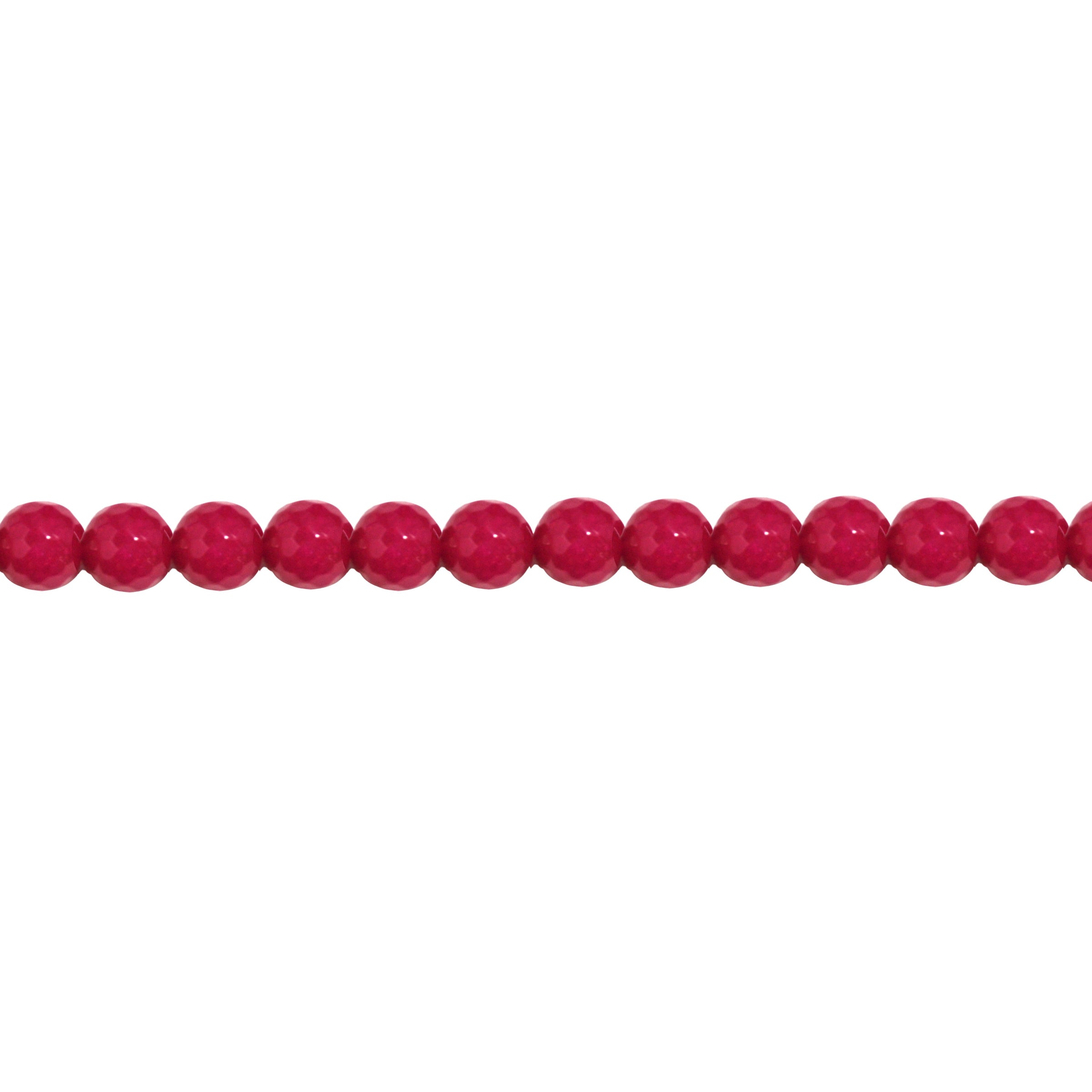 Fuchsia Jade 12mm - Faceted