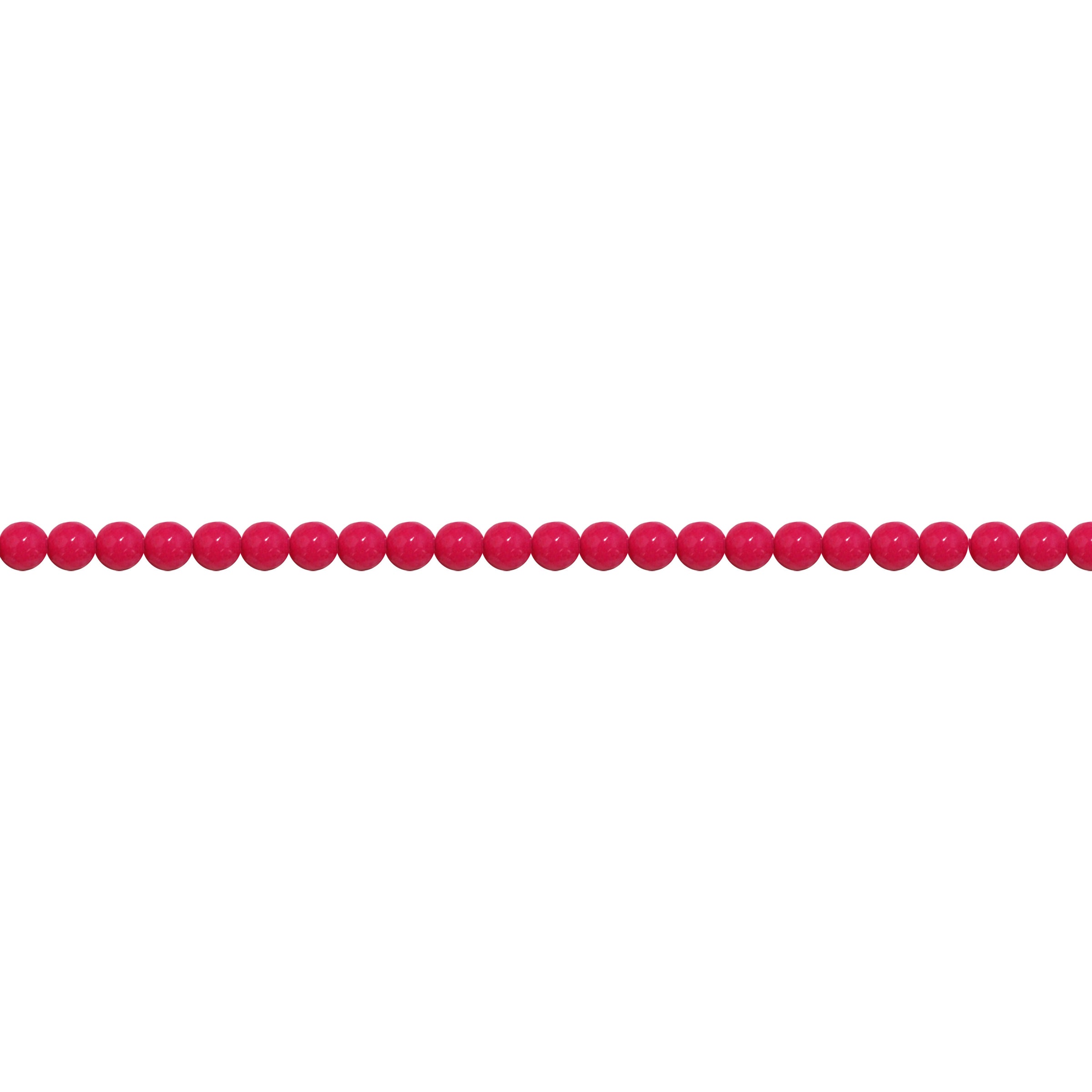 Fuchsia Jade 6mm - Faceted