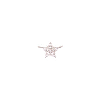 CZ Small Star Connector - Silver