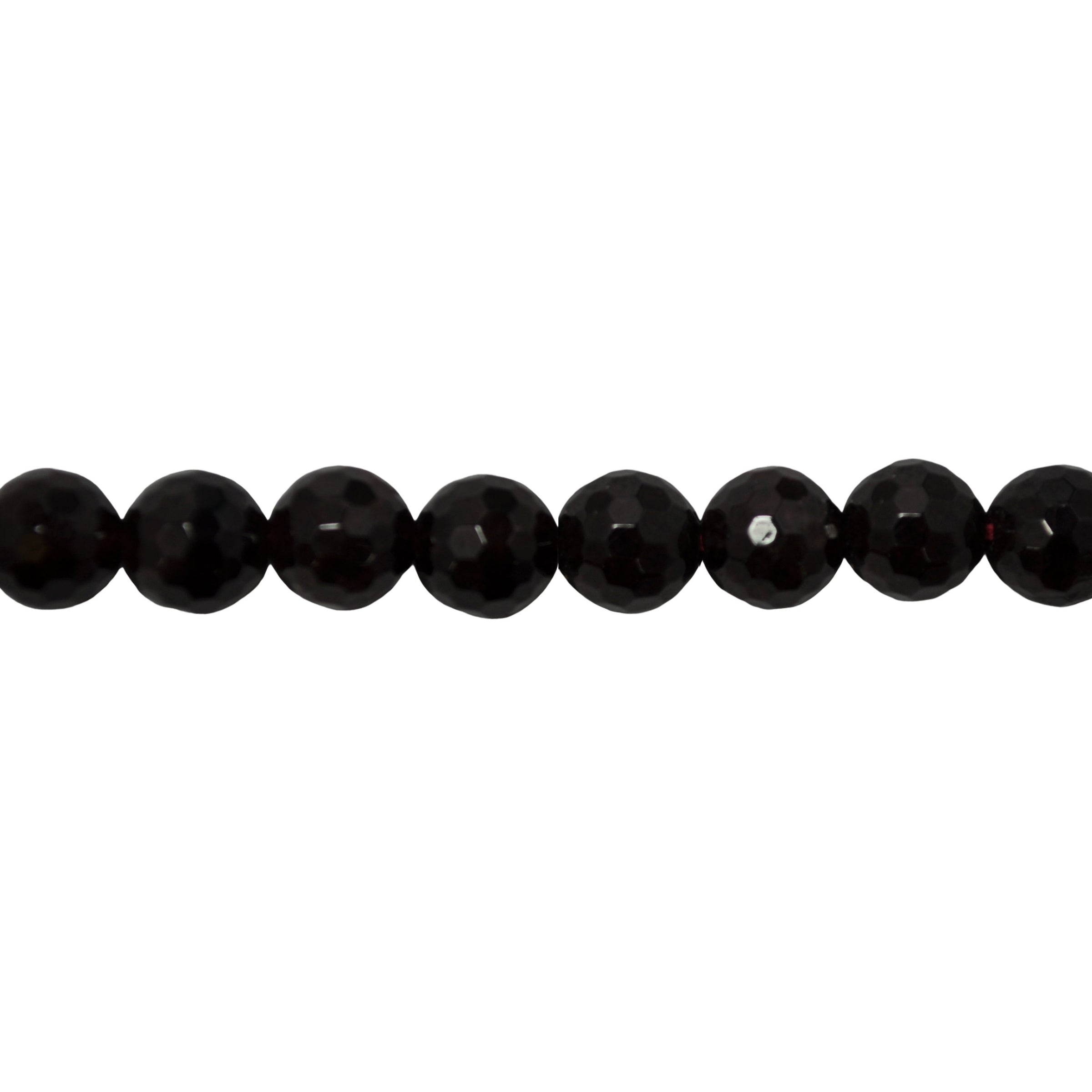 Garnet Faceted Beads