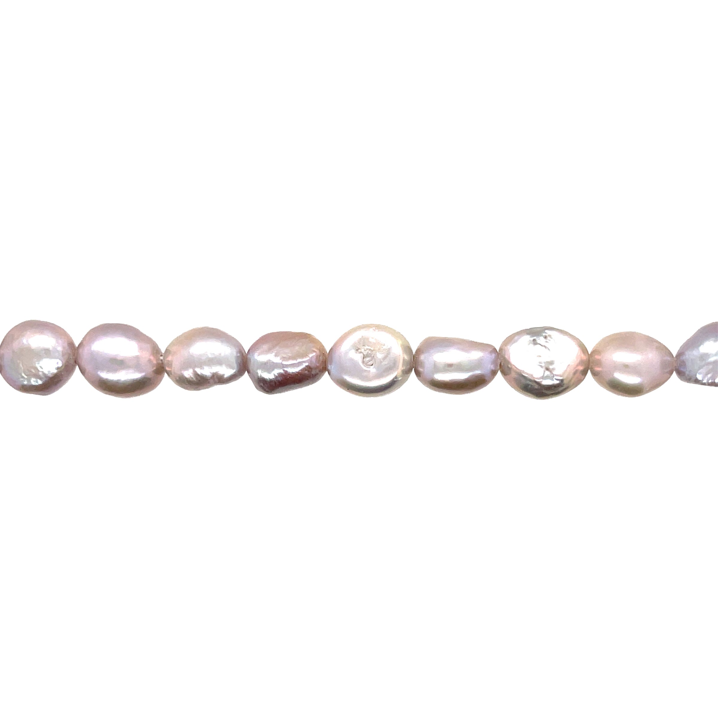 Gray Baroque Freshwater Pearls 8mm