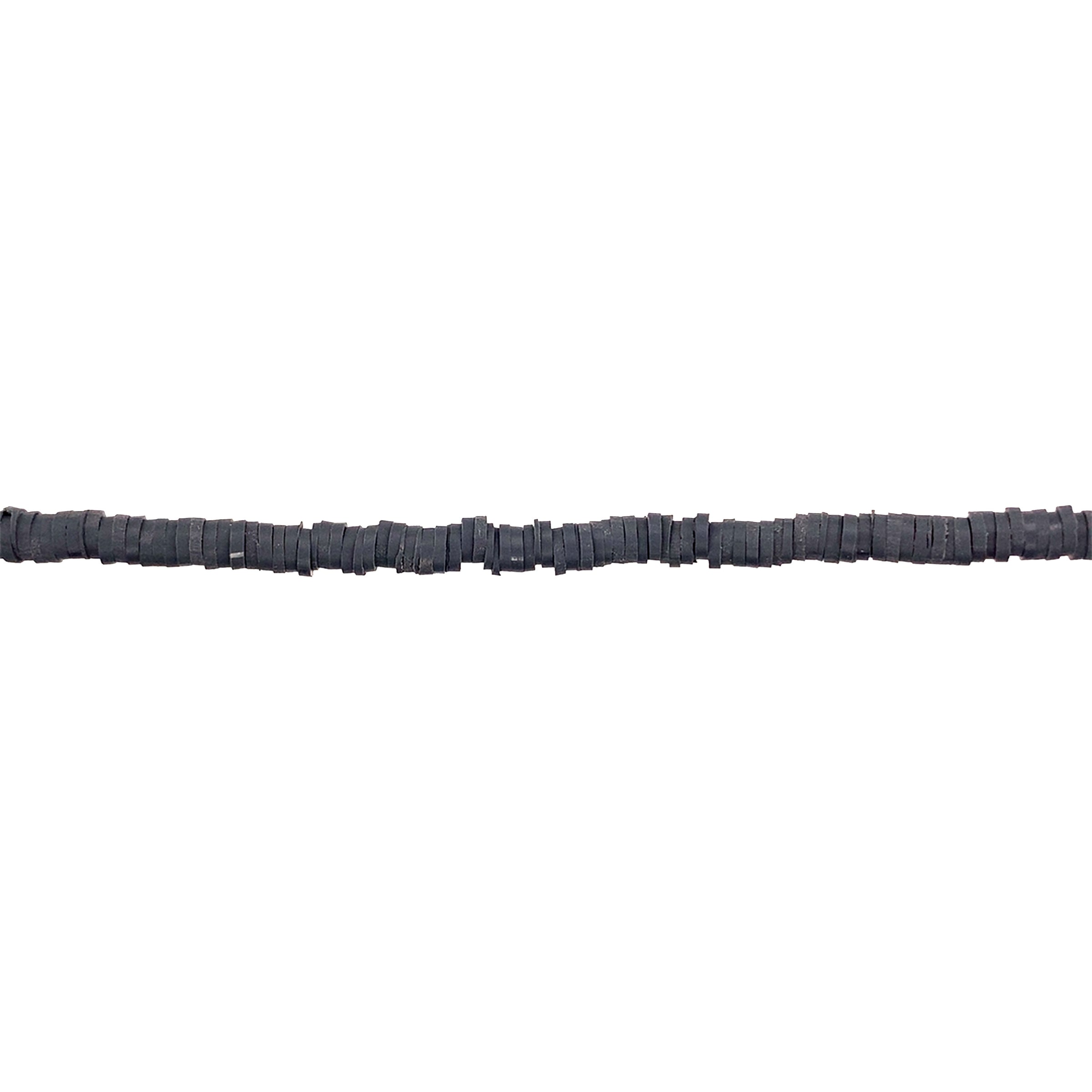 Gray Heishi Disc Beads 1mm