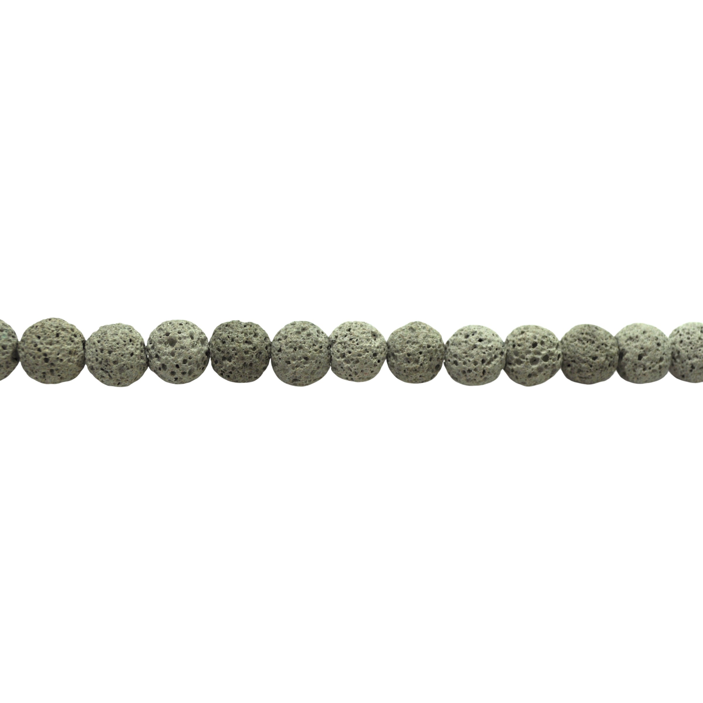 Gray Lava Beads