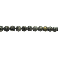 Gray Scenery Picture Jasper Beads 12mm