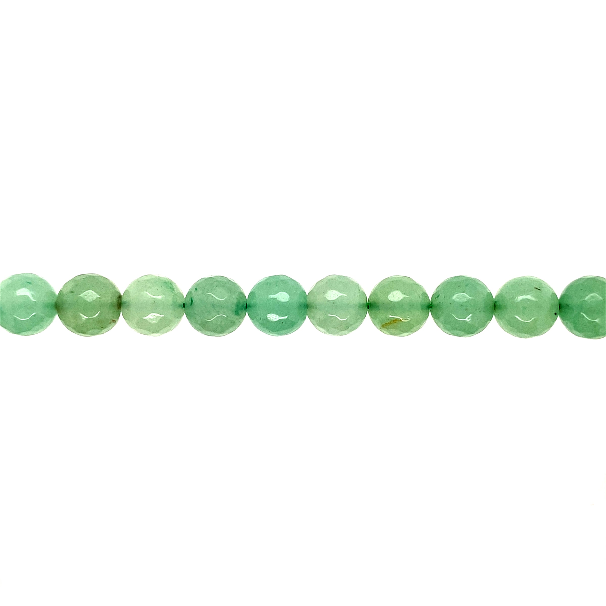 Green Aventurine Faceted Beads