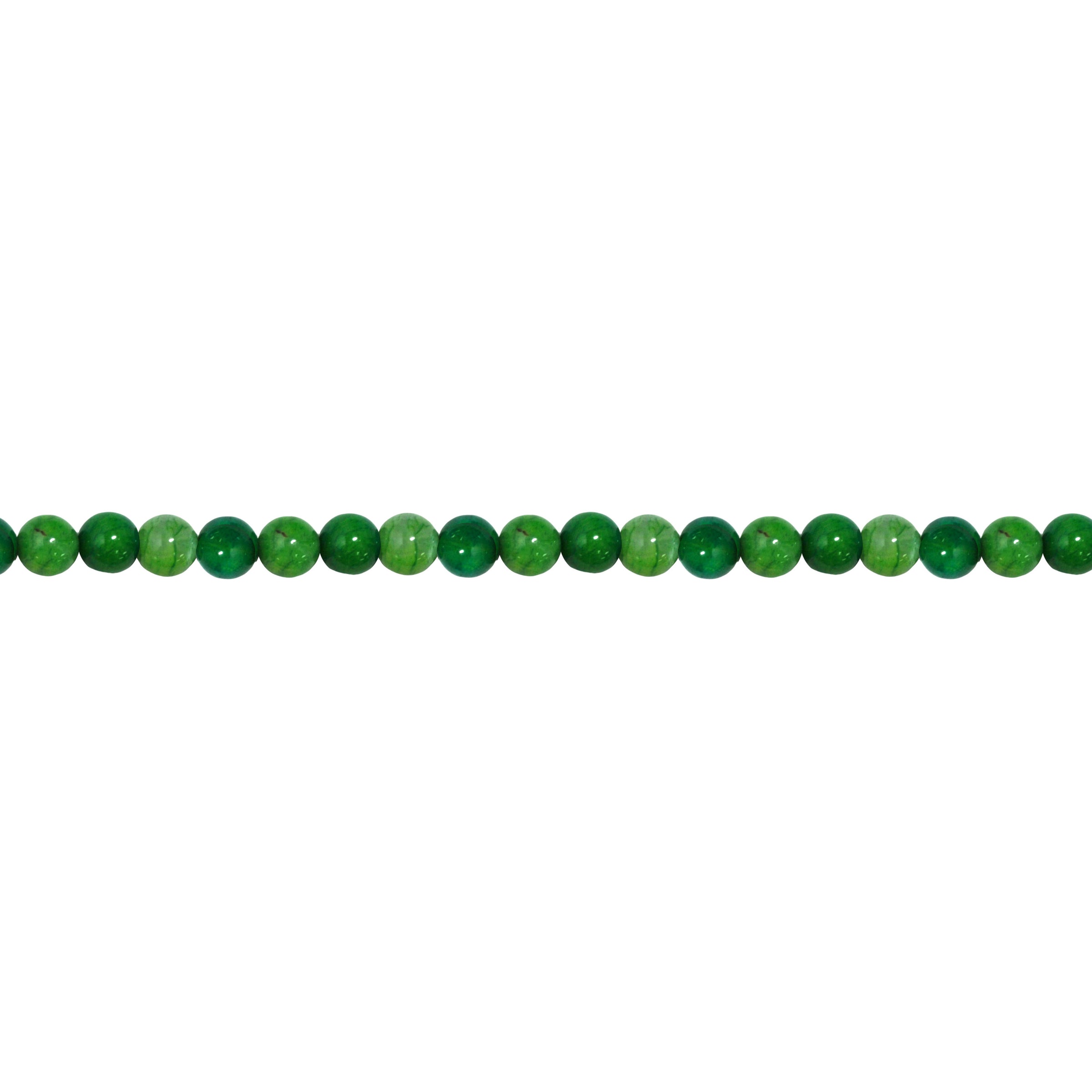 Green Fire Agate 8mm - Round