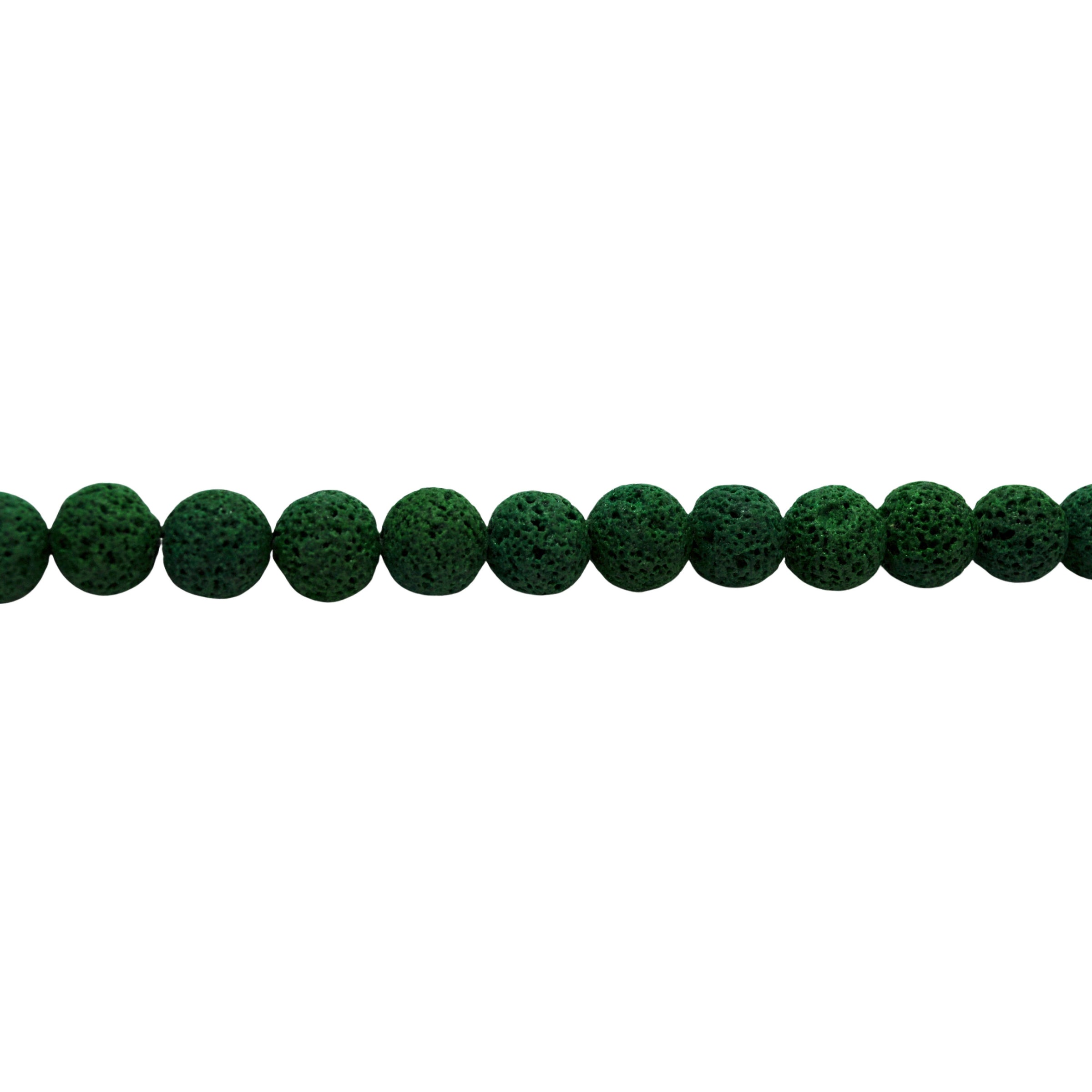 Green Lava Beads