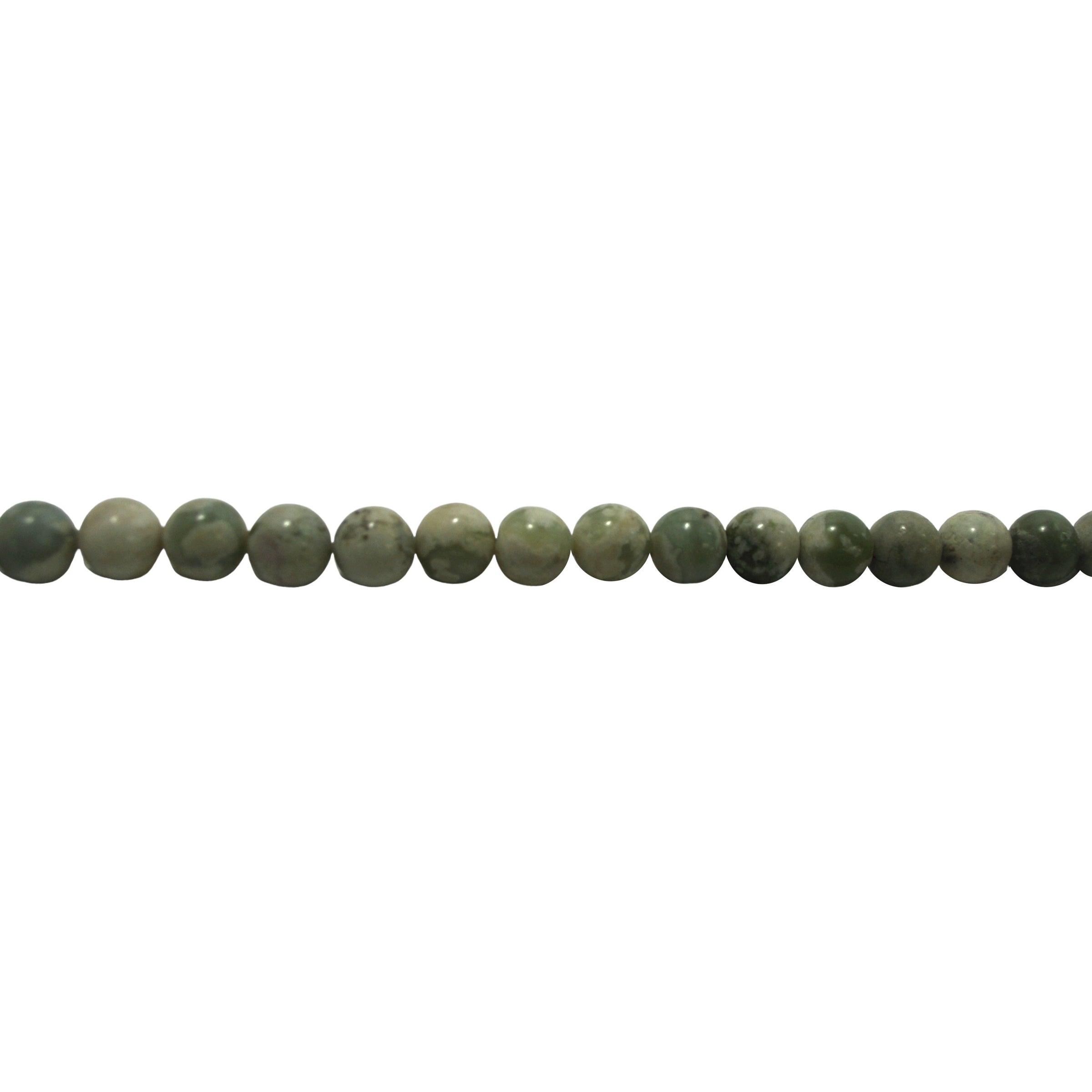 Green Marble Agate Beads