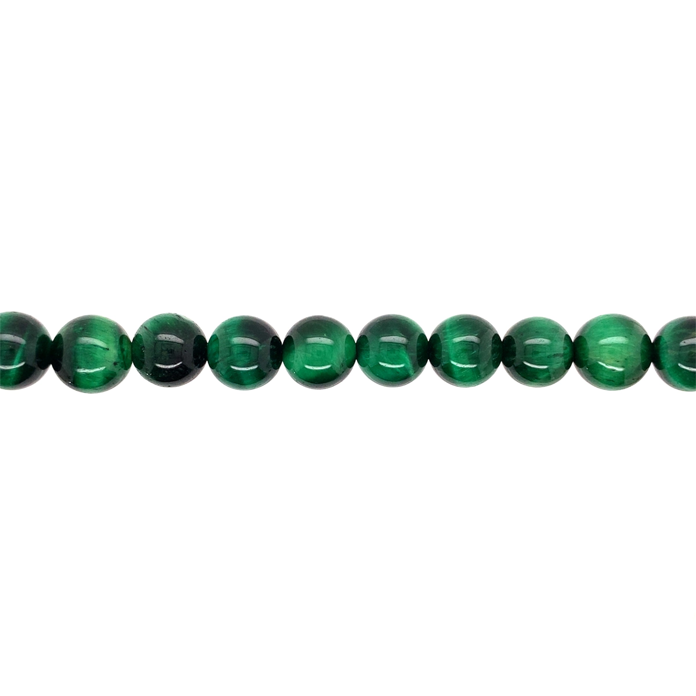 Green Tiger Eye Beads