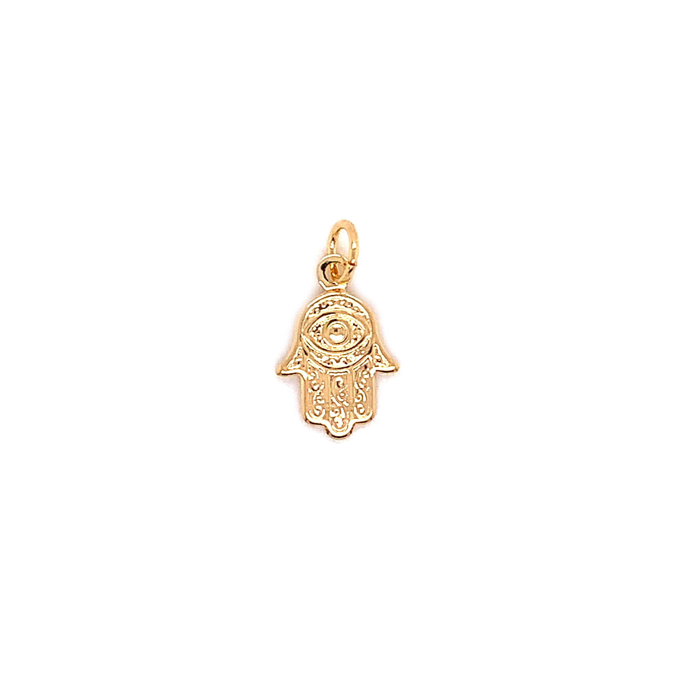 Hamsa Charm 15mm - Gold Filled