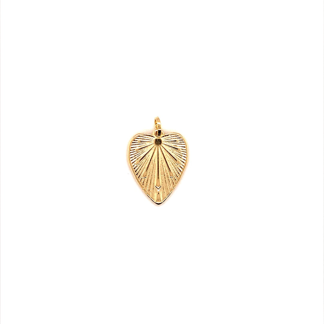Heart Pendant 22mm - Gold Filled
