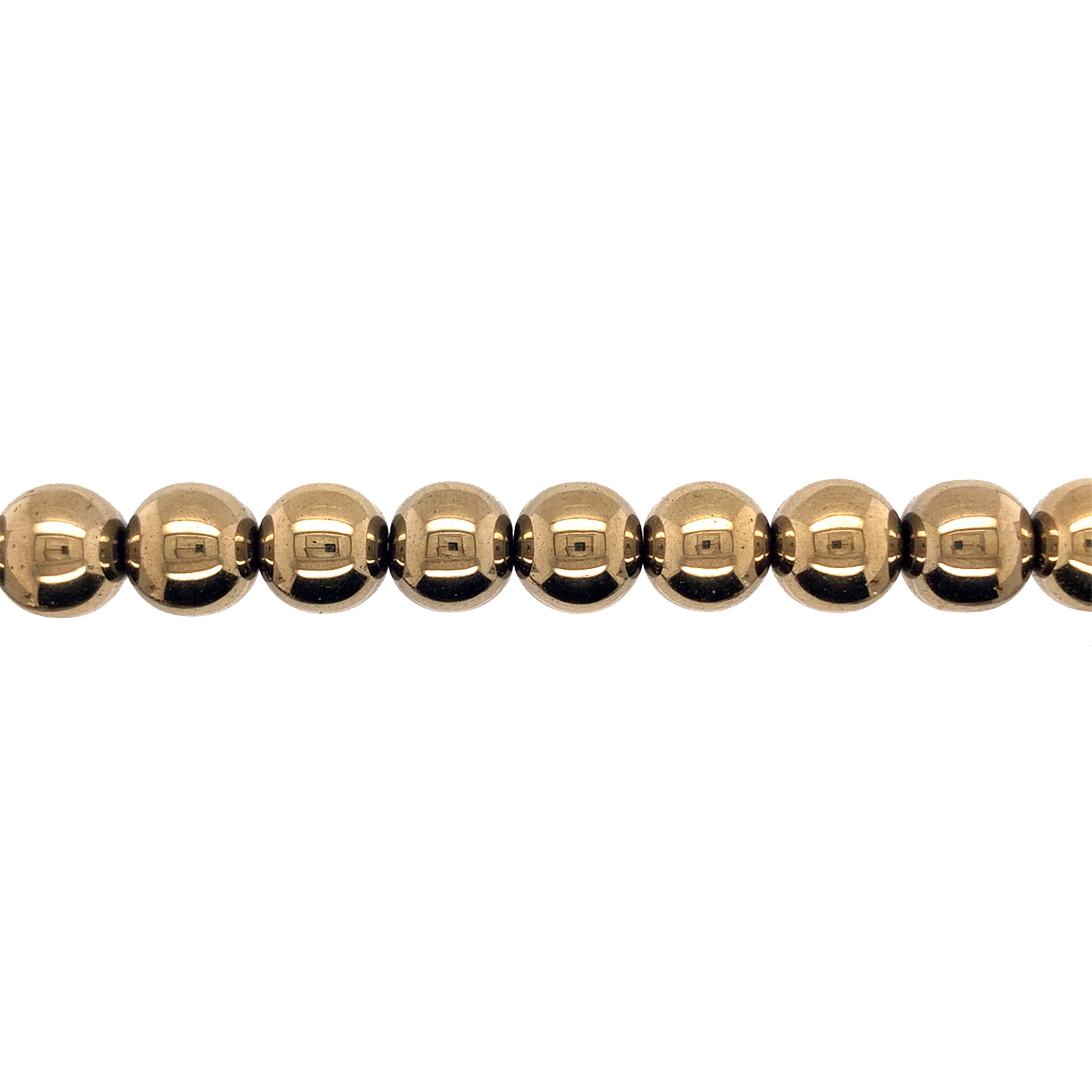 Hematite Pyrite Color - Round 12mm