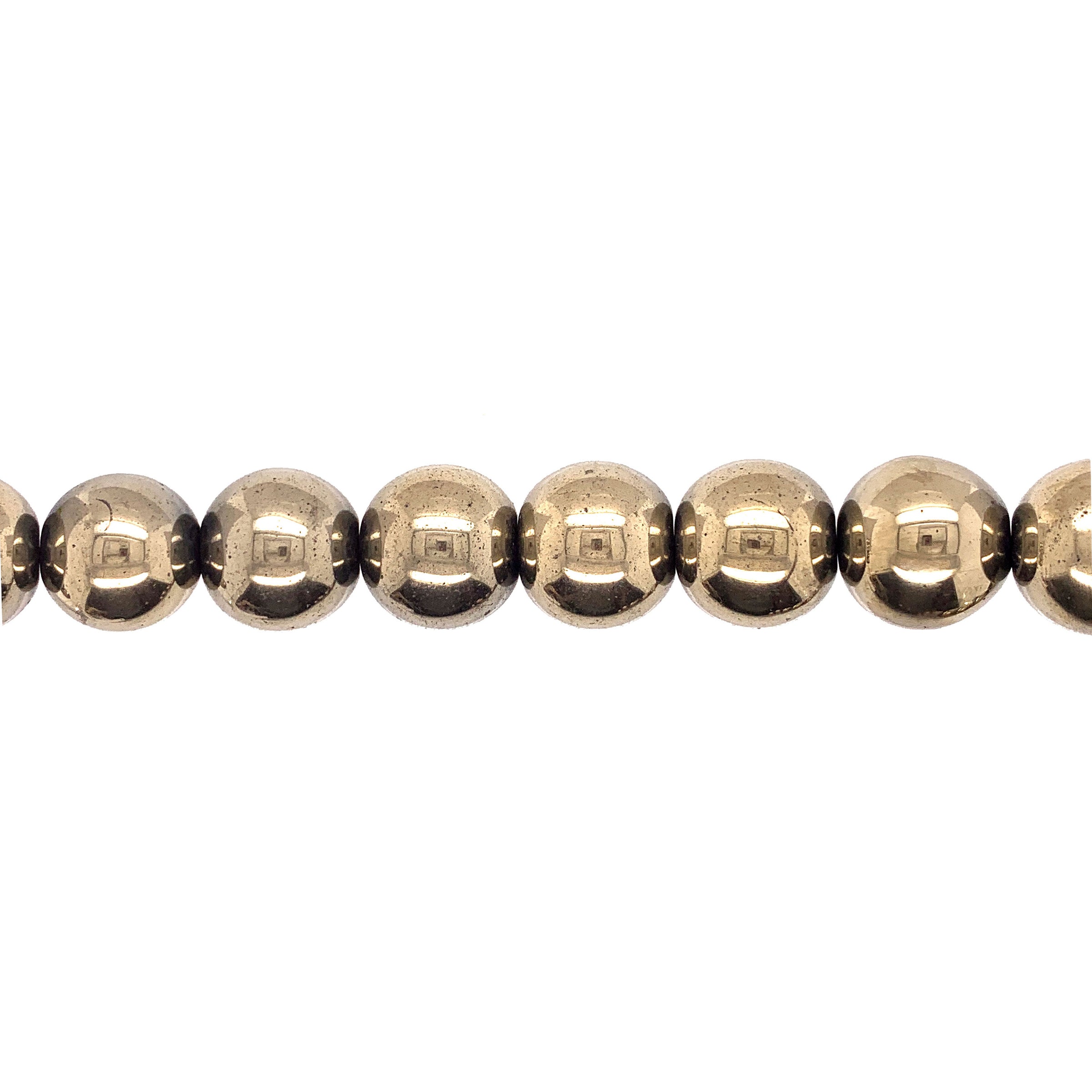 Hematite Pyrite Color - Round 14mm