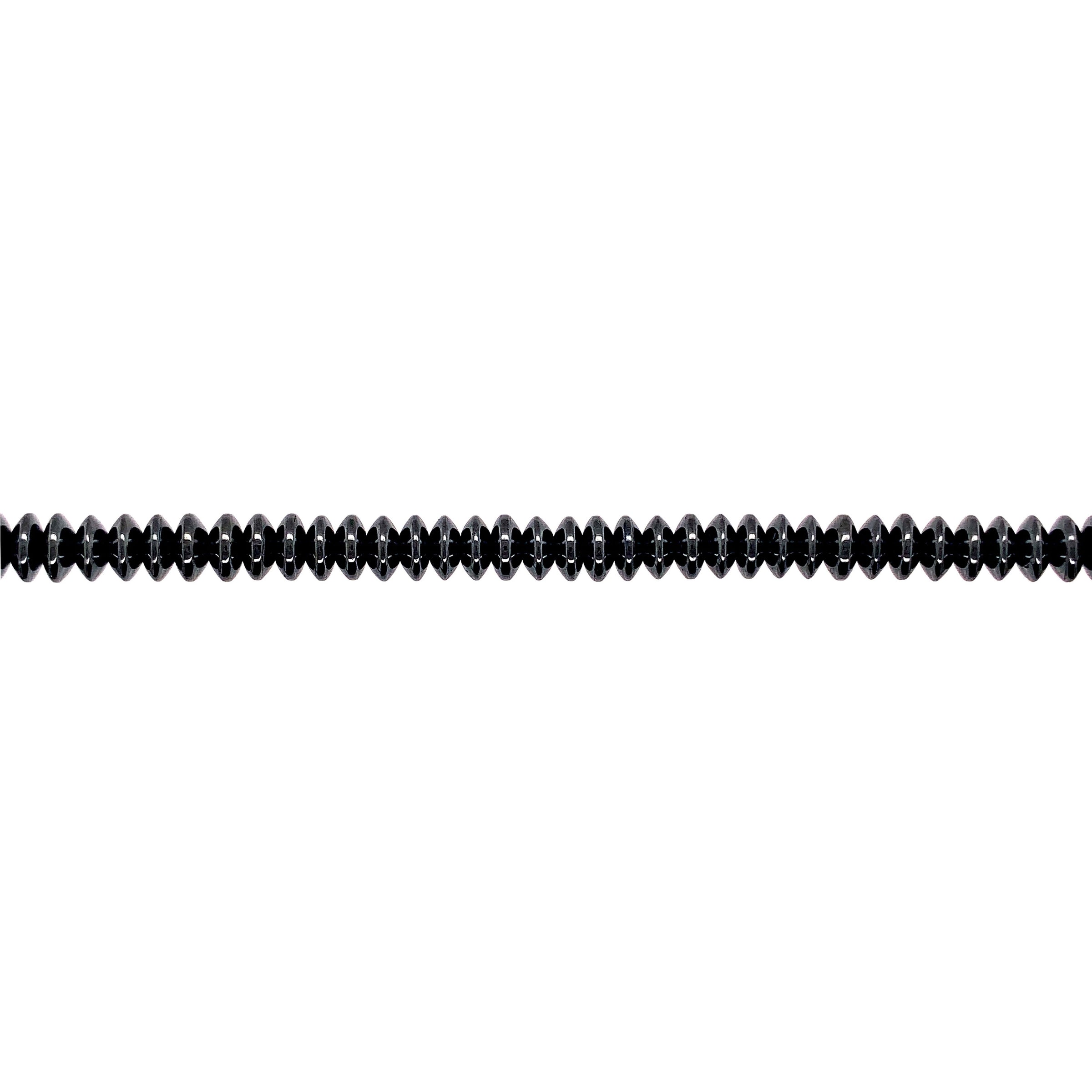 Hematite Rondelle 6mm