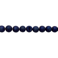 Iridescent Blue Druzy Agate Beads 12mm