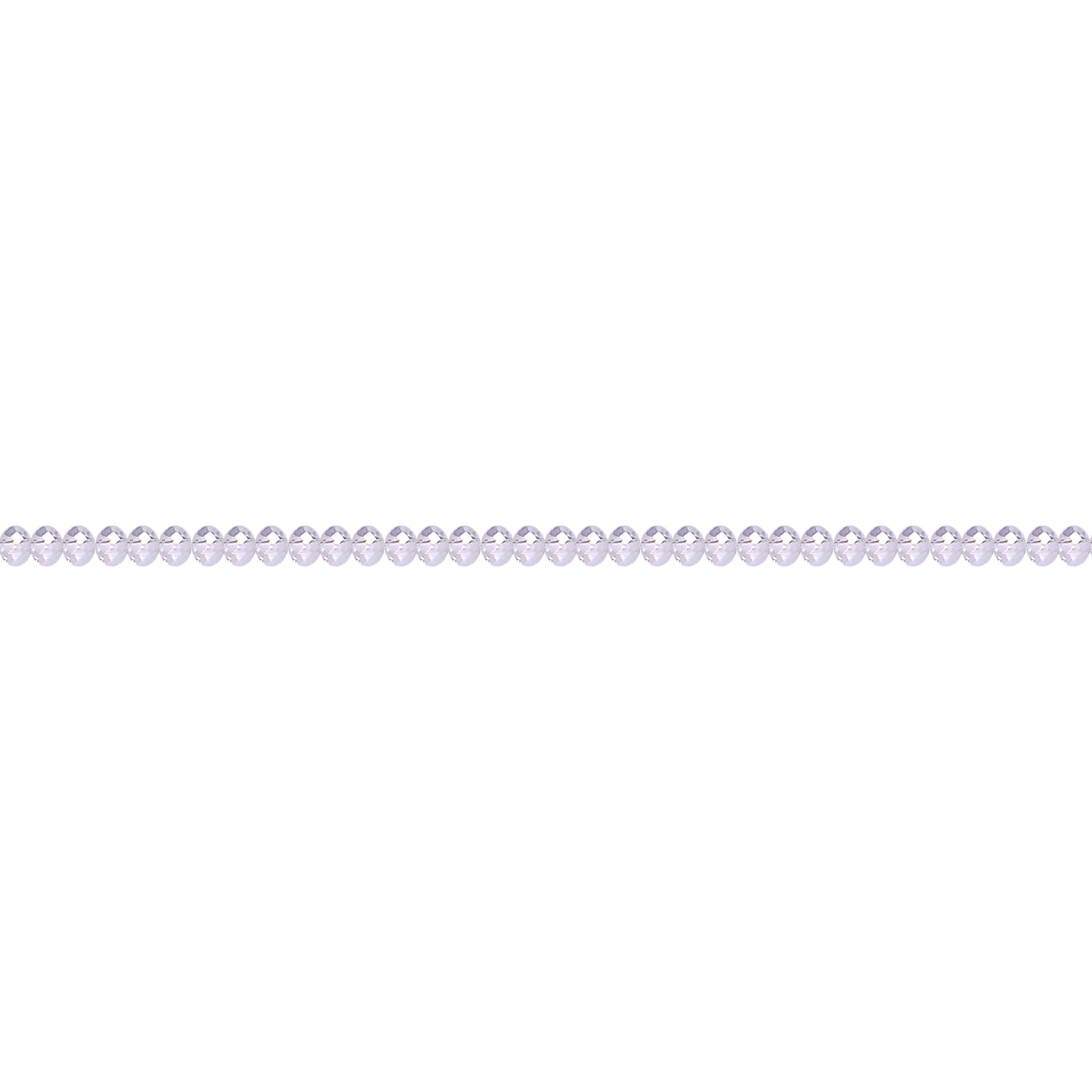 Iridescent Clear Crystal 4mm - Rondelle