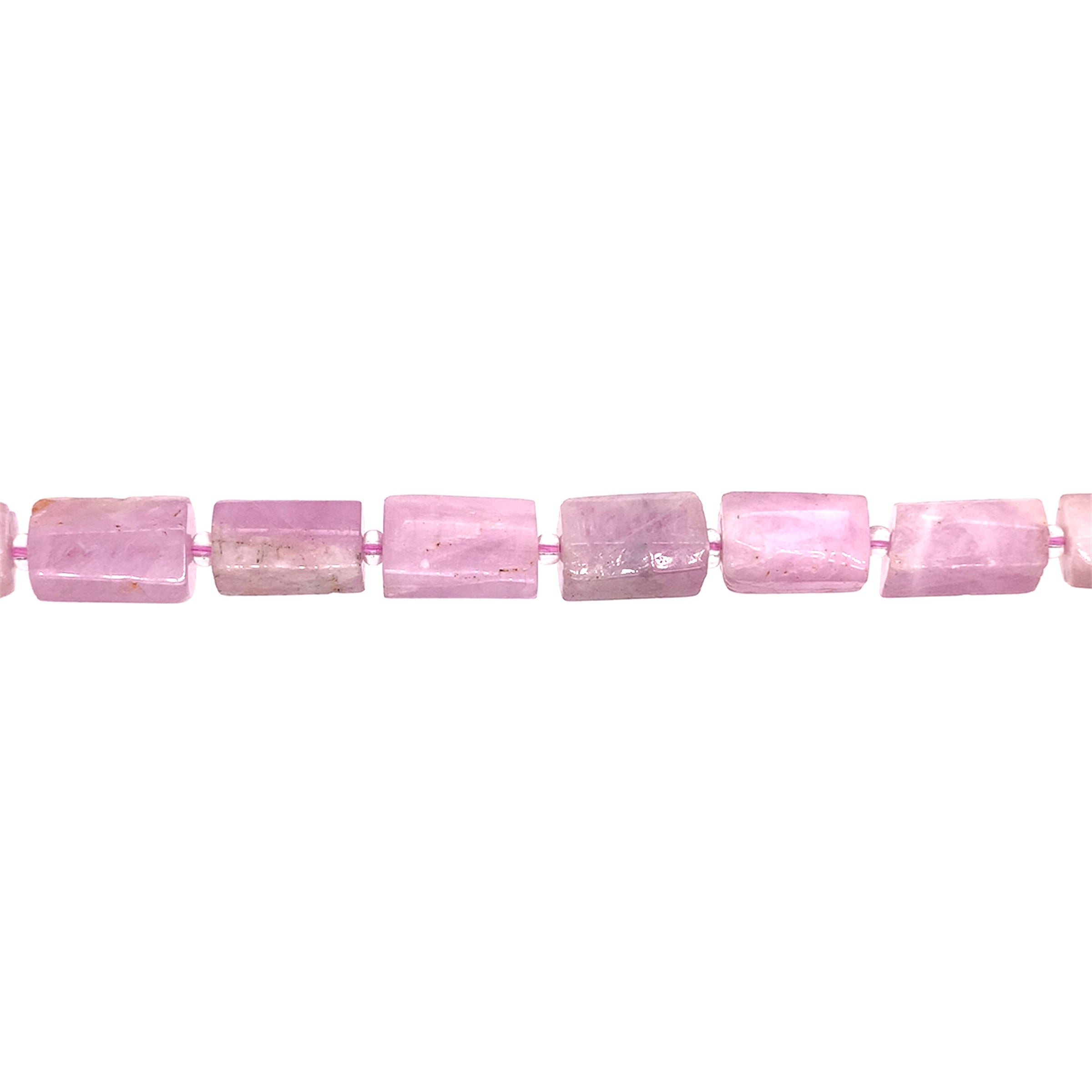 Kunzite Hexagonal Column 15mm - Faceted