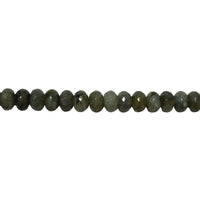 Labradorite Rondelle Faceted Beads 10mm