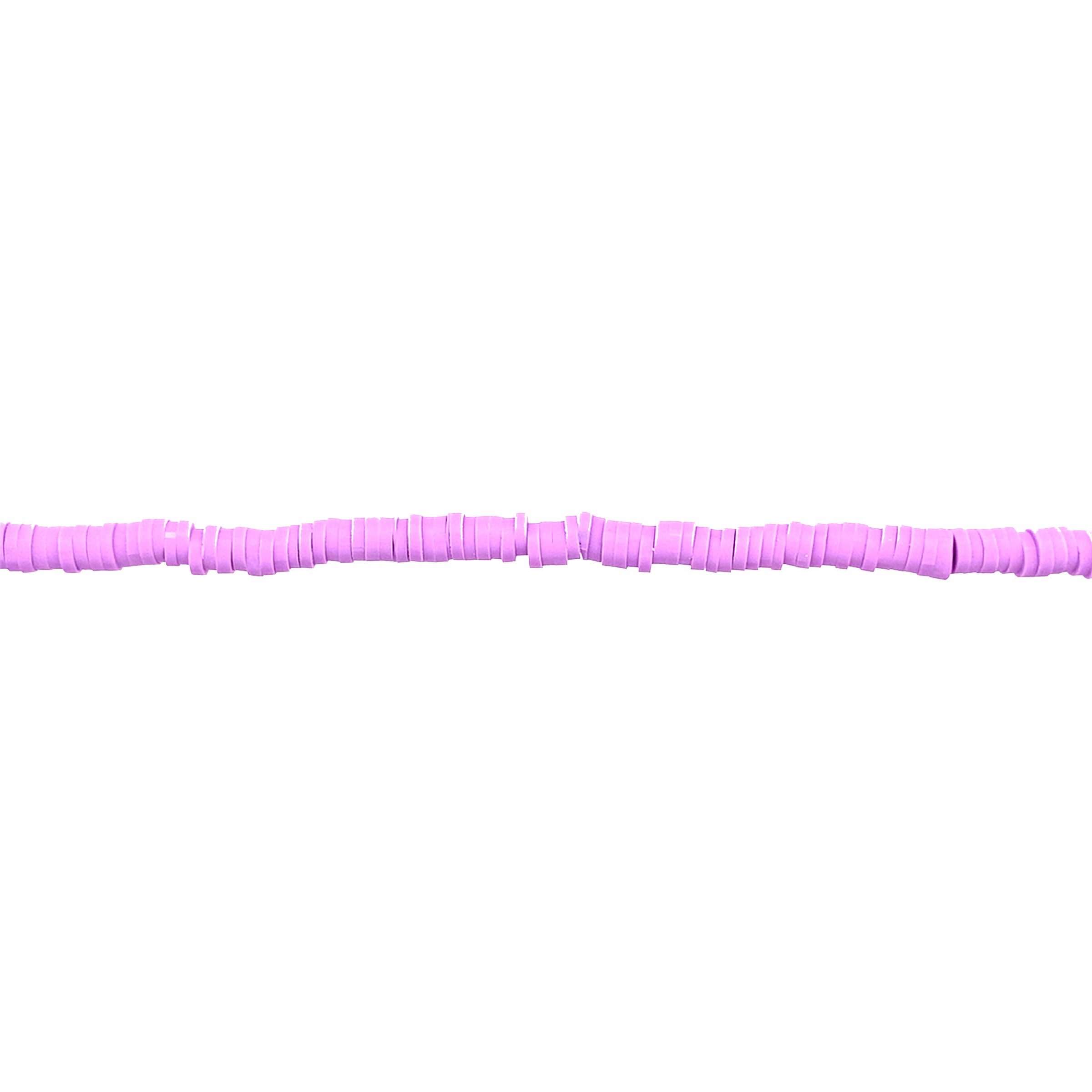 Lavender Heishi Disc Beads 1mm
