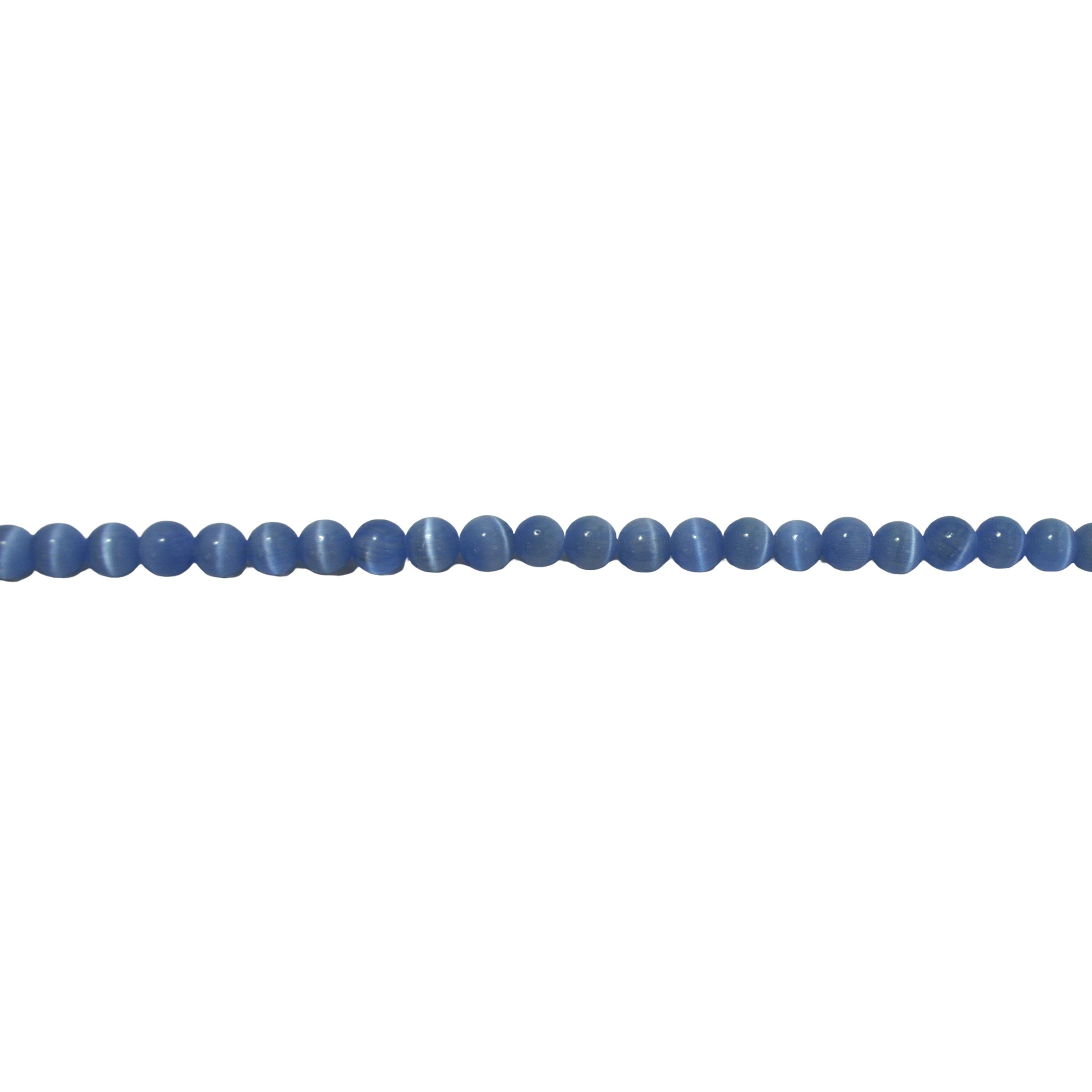 Light Blue Cats Eye 6mm - Round
