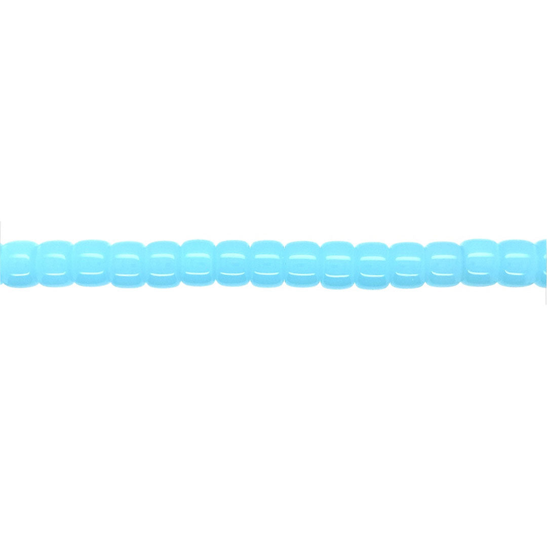 Light Blue Glass Rondelle Beads 8mm