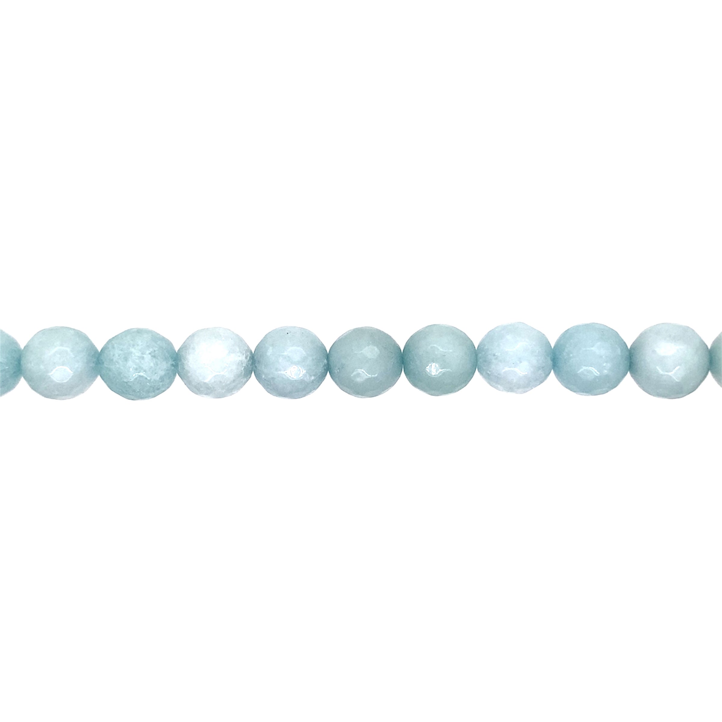 Light Blue Jade 10mm - Faceted