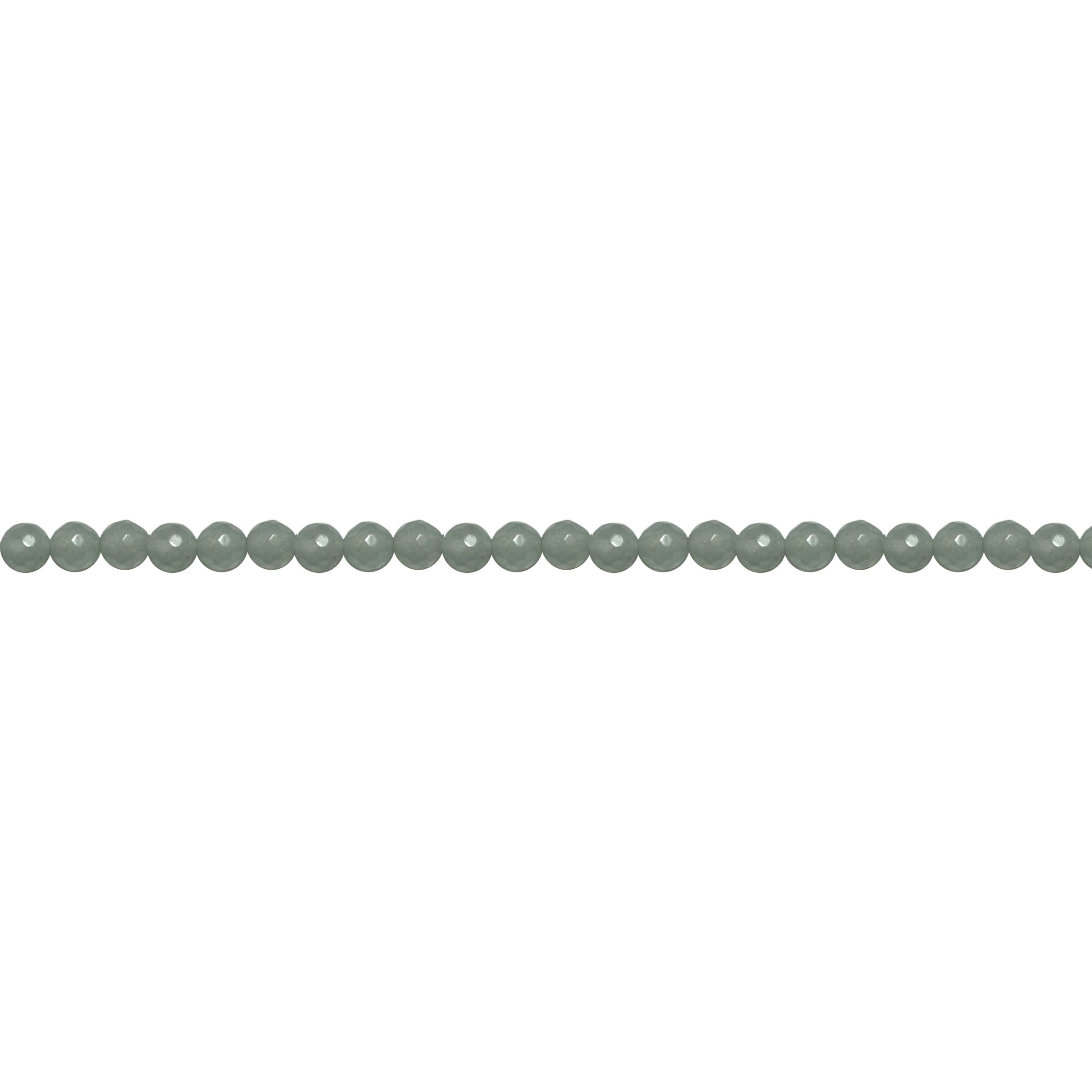 Light Blue Jade 6mm - Faceted