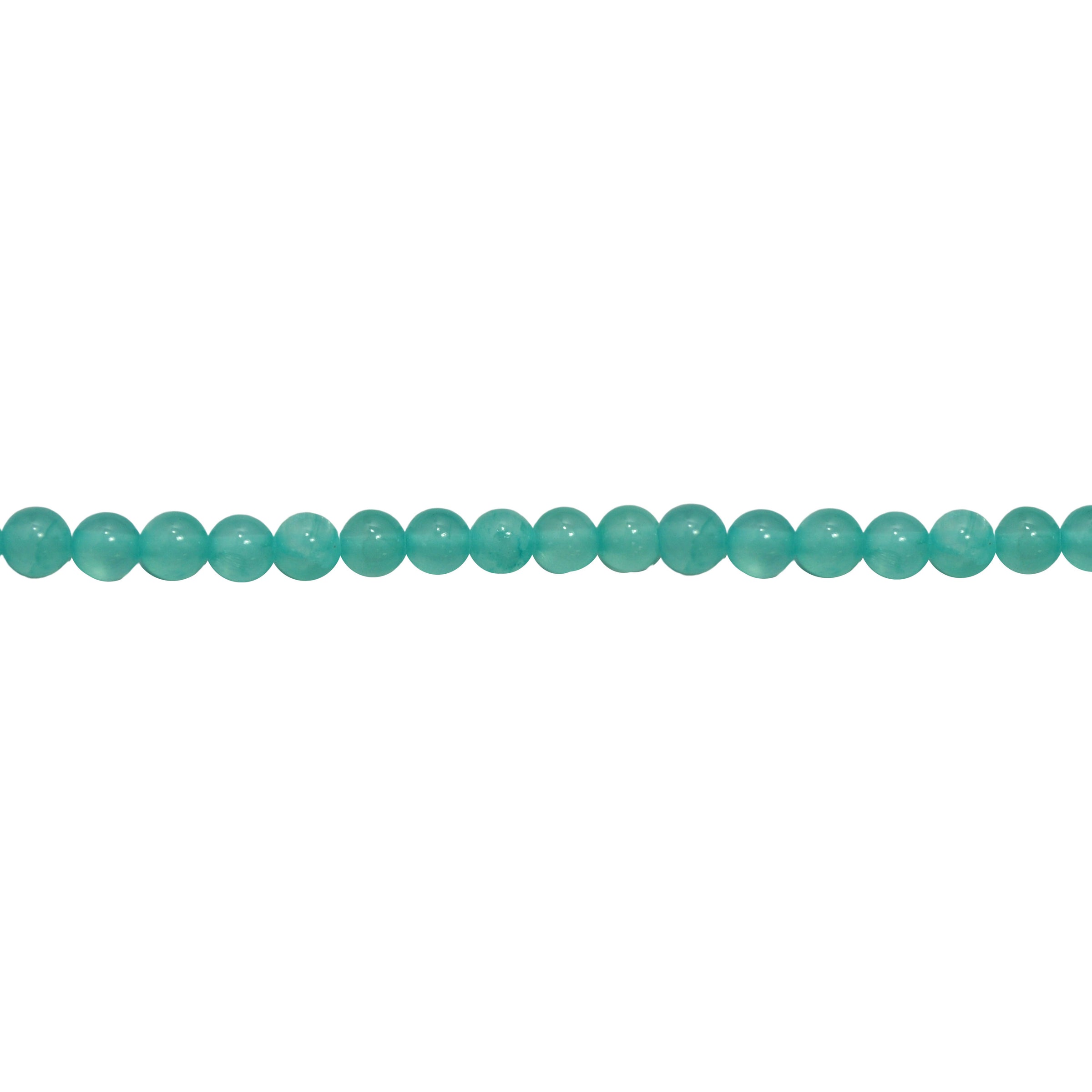 Light Blue Jade Transparent 6mm - Round