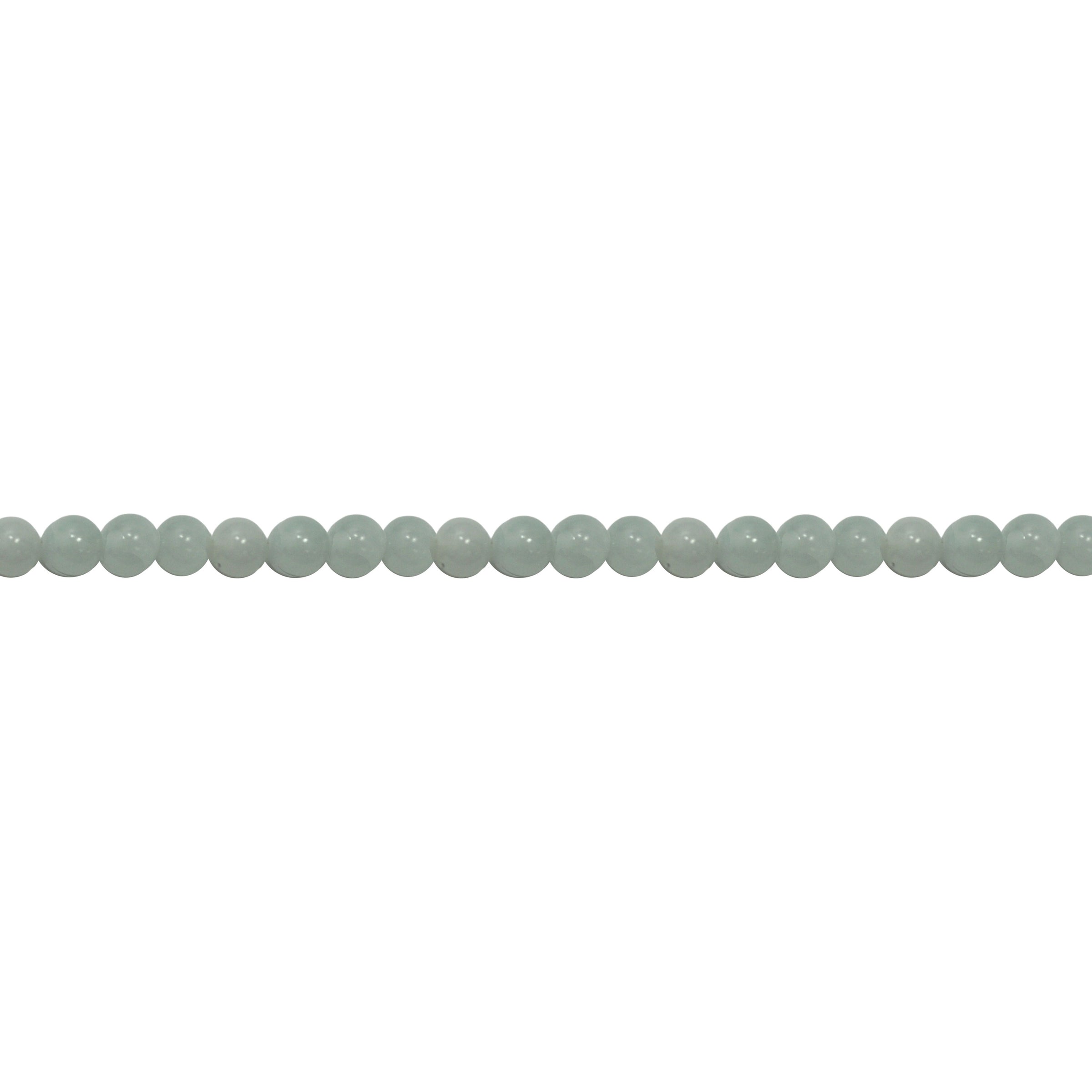 Light Blue Mashan Jade 6mm - Round