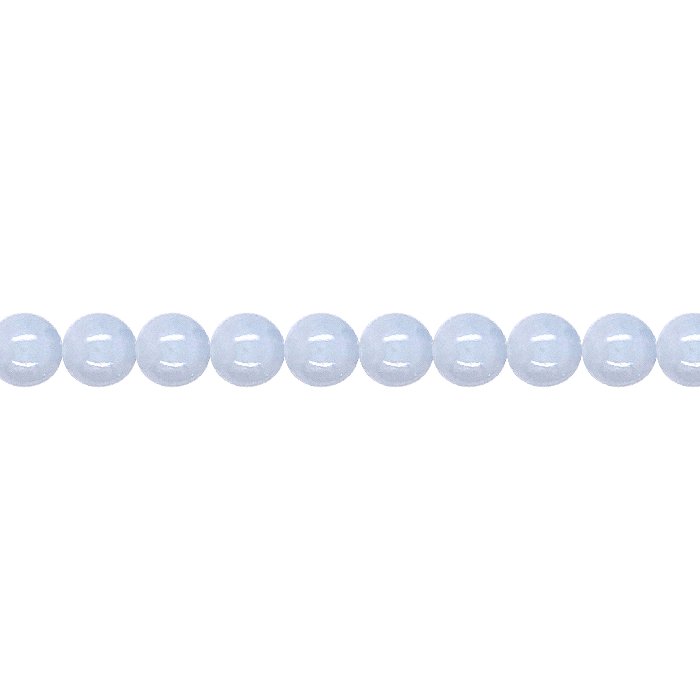 Light Blue Mashan Jade 8mm - Round
